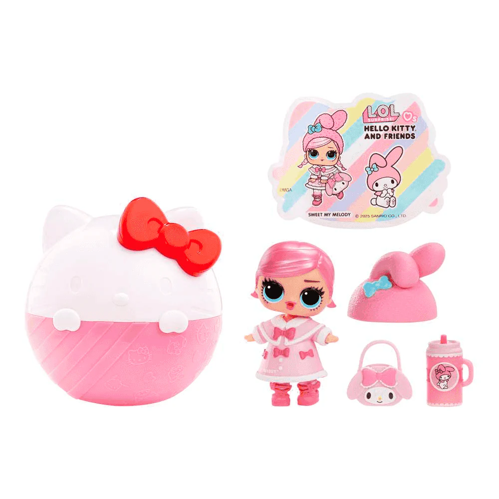 Título del producto (SEO) L.O.L. Surprise Loves Hello Kitty & Friends Muñeca Sorpresa con 7 Accesori - Image 3