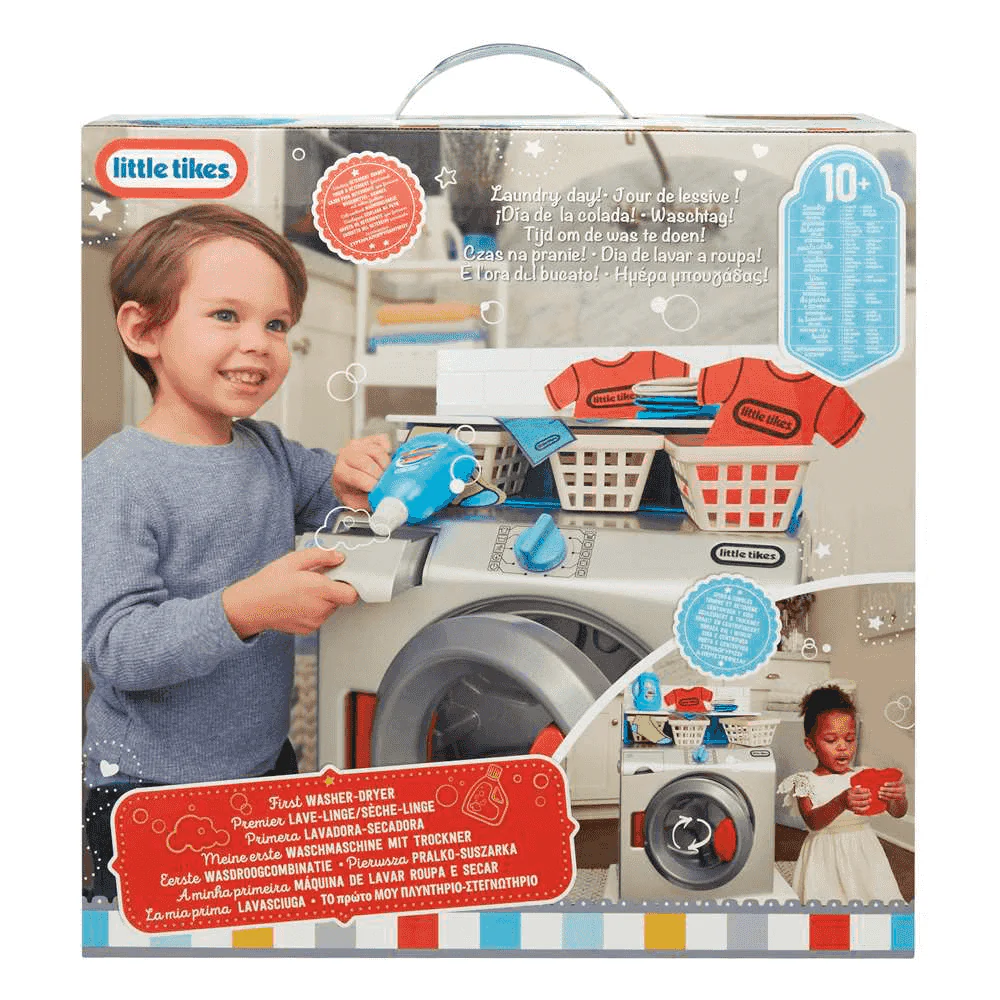 Título del producto (SEO) Little Tikes Mi Primera Lavadora-Secadora con Sonidos y Accesorios - Image 2