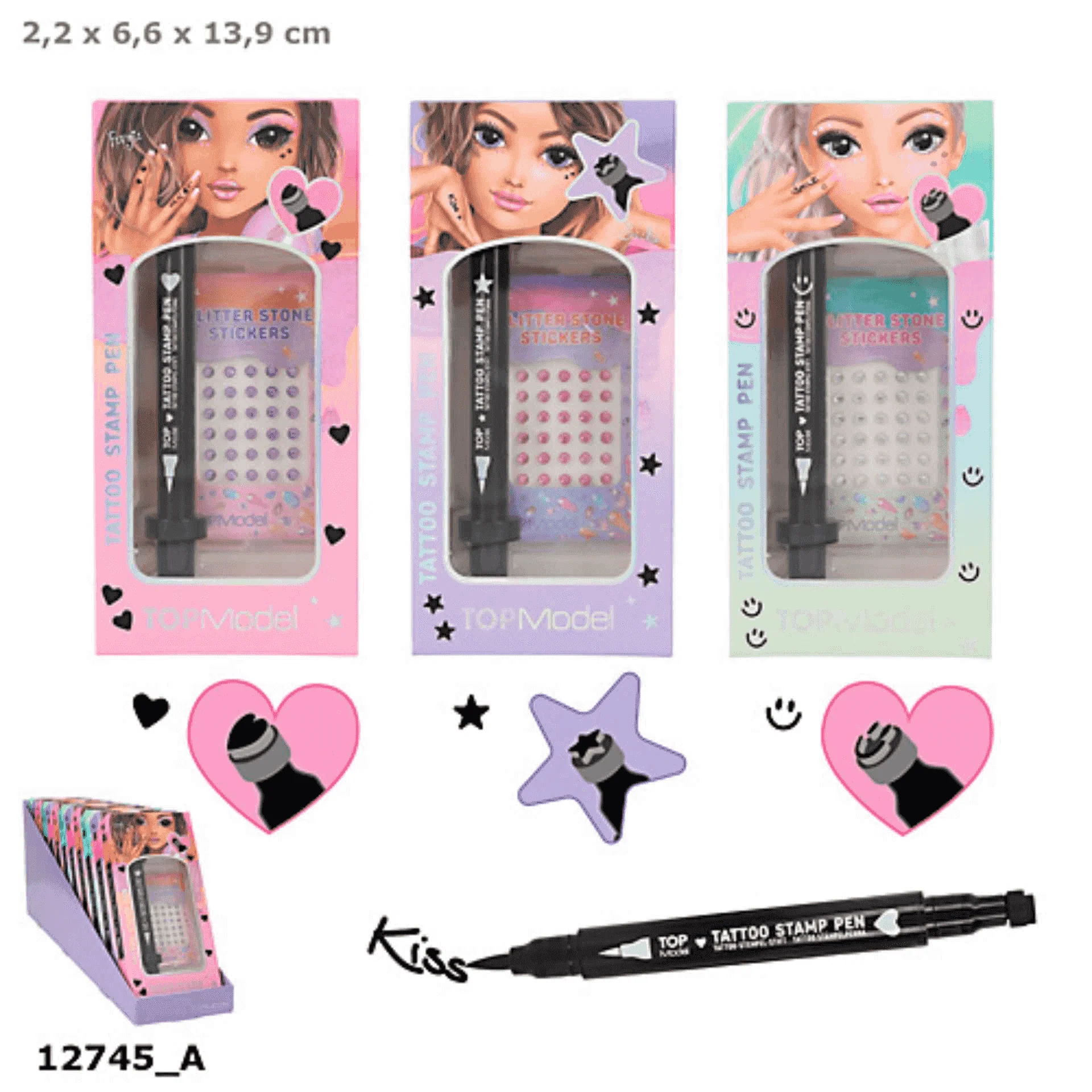 Tm Boligrafo Para Tatuar Con Brillantes