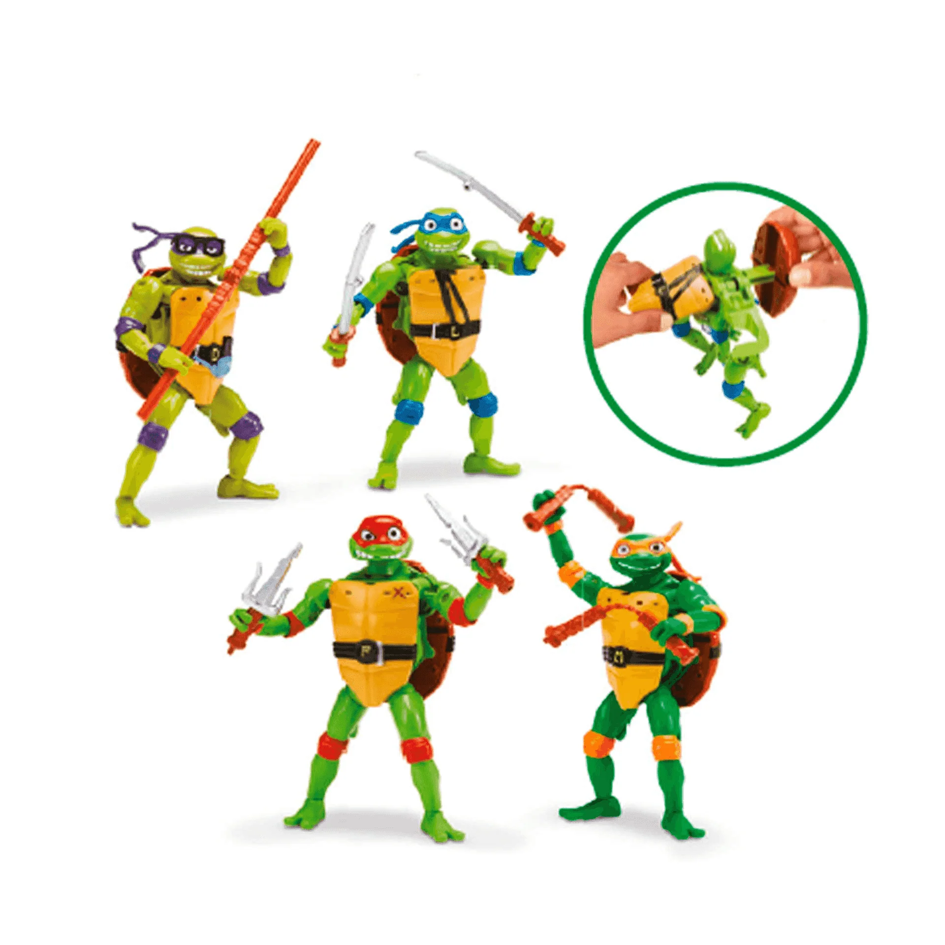 TMNT Movie - Figura Transformable Surtido de las Tortugas Ninja
