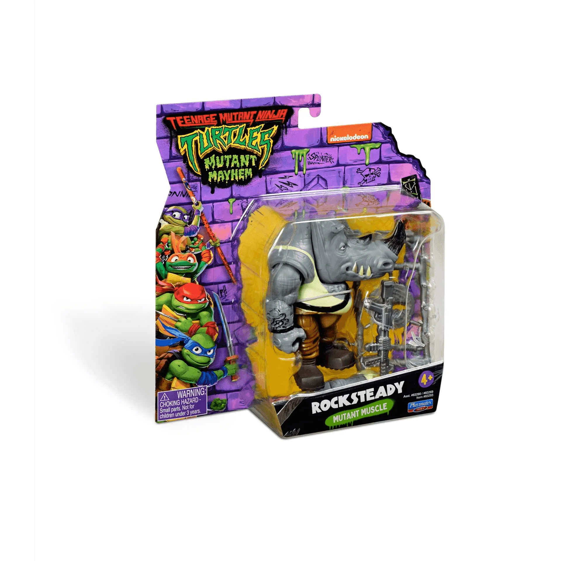 Tmnt Movie Figuras Basicas S2 Rocksteady - Image 3
