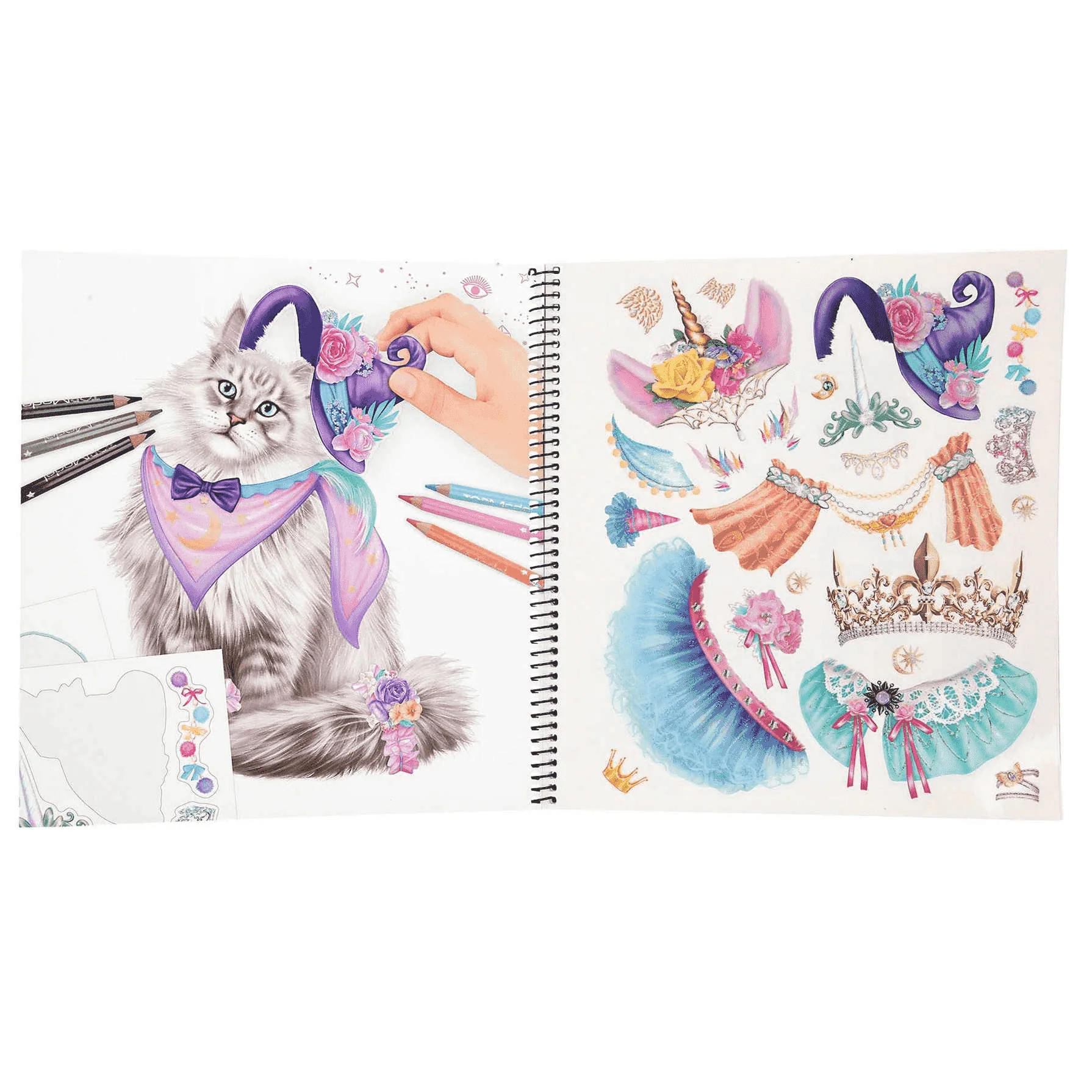 TOP Model libro de colorear Moonlight - Image 3