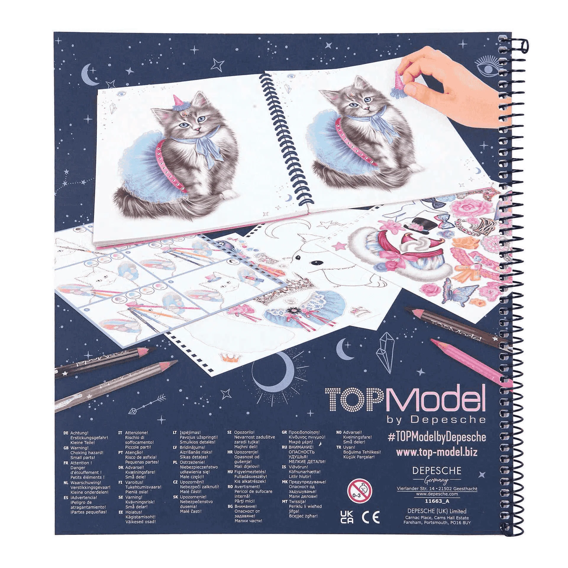 TOP Model libro de colorear Moonlight - Image 7