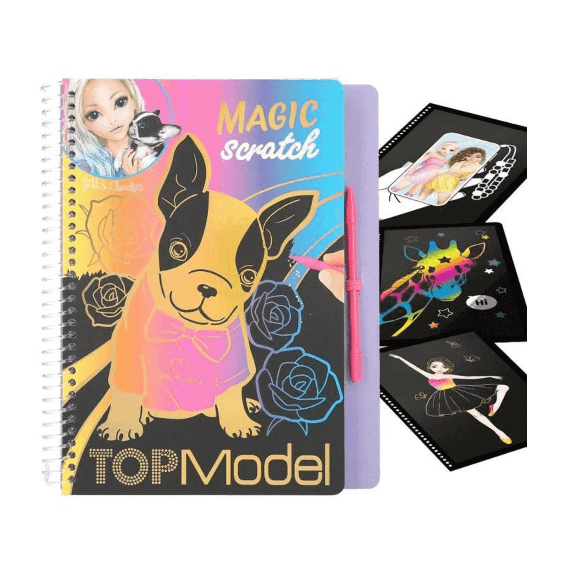 TOP Model Magic Scratch Book