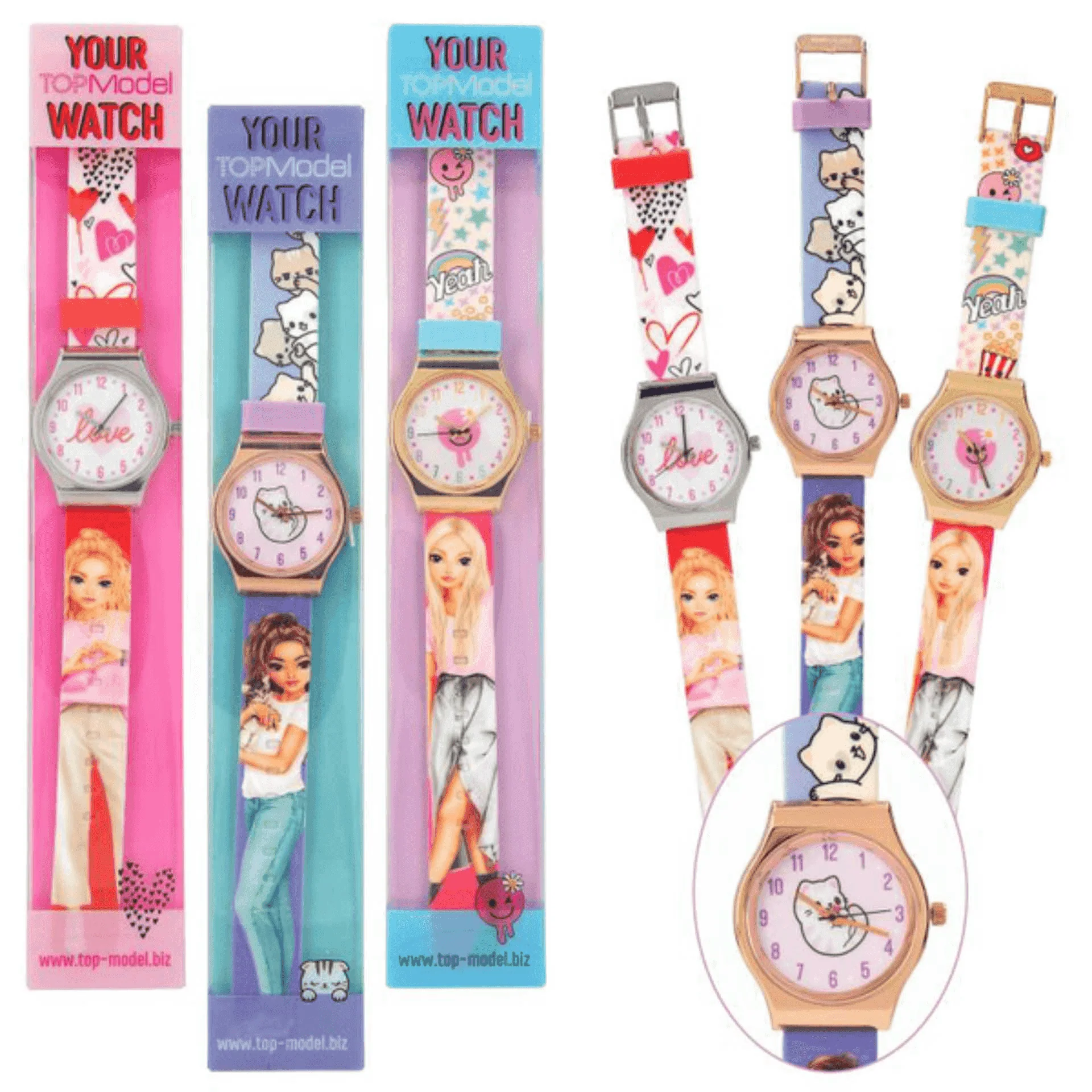 TOP Model Reloj de Pulsera de Silicona Surtido