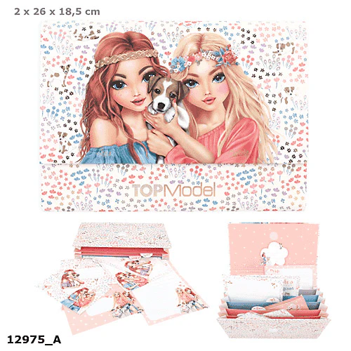 TOPModel archivador con papel de cartas VELO FLEUR