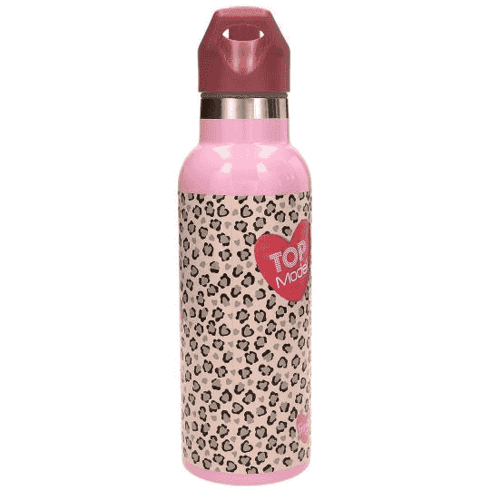 TOPModel Botella de Acero LEOHEART – 500 ml de Estilo Animal Print - Image 3