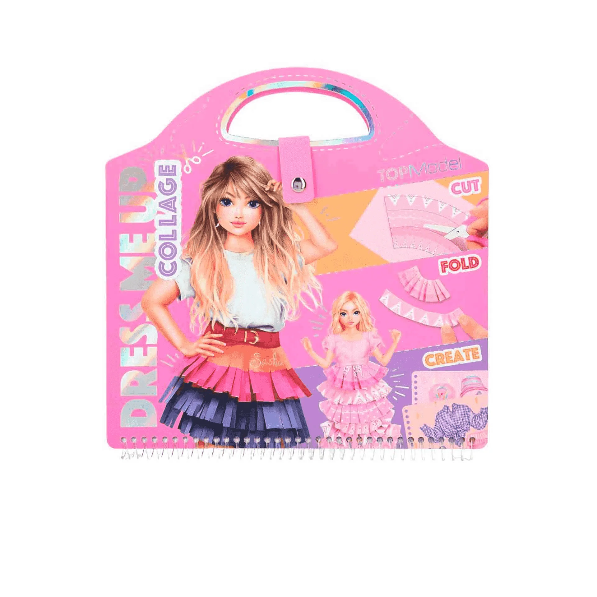 TOPModel cuaderno collage Dress me up