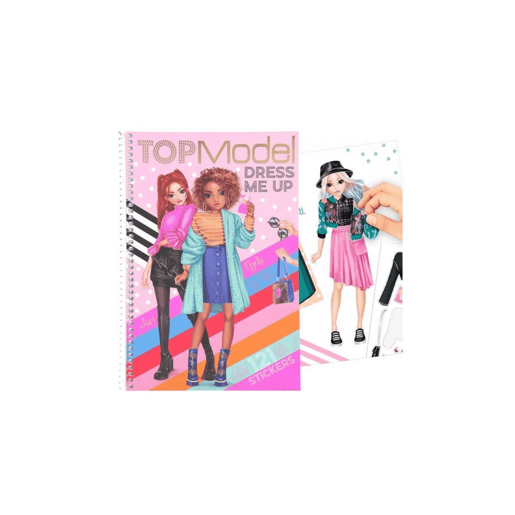 TOPModel Cuaderno de Pegatinas Dress Me Up