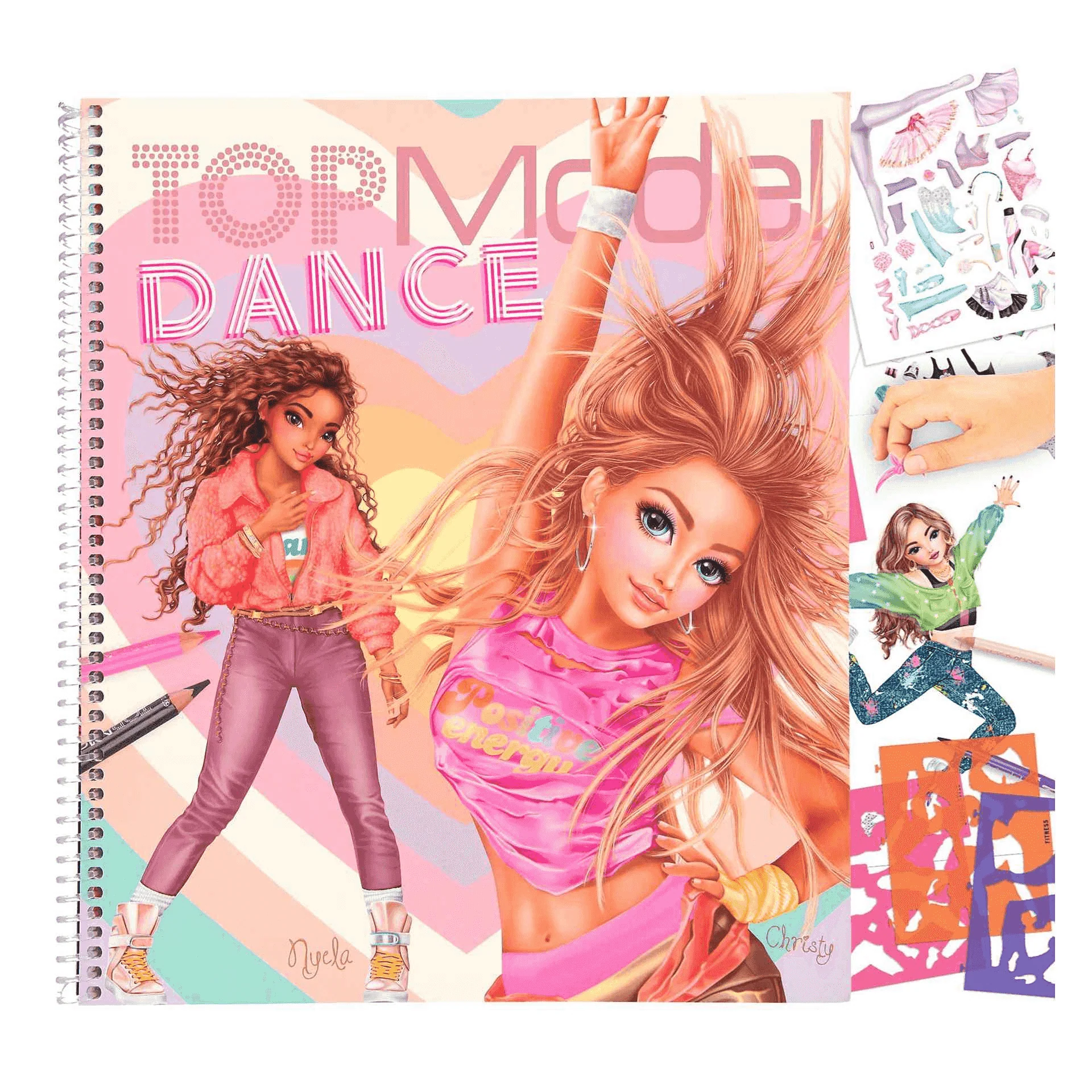 TOPModel Cuaderno Para Colorear Dance