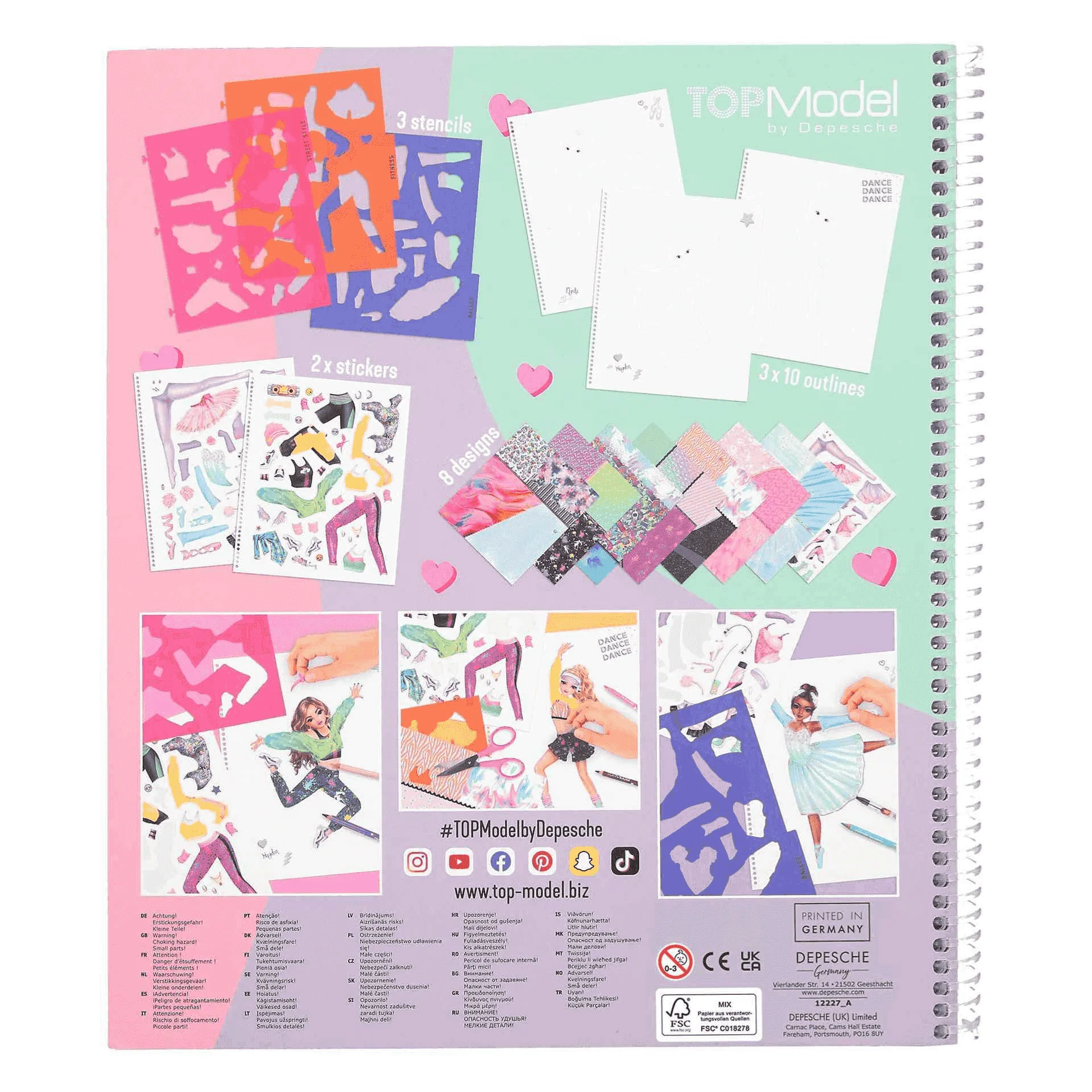 TOPModel Cuaderno Para Colorear Dance - Image 6