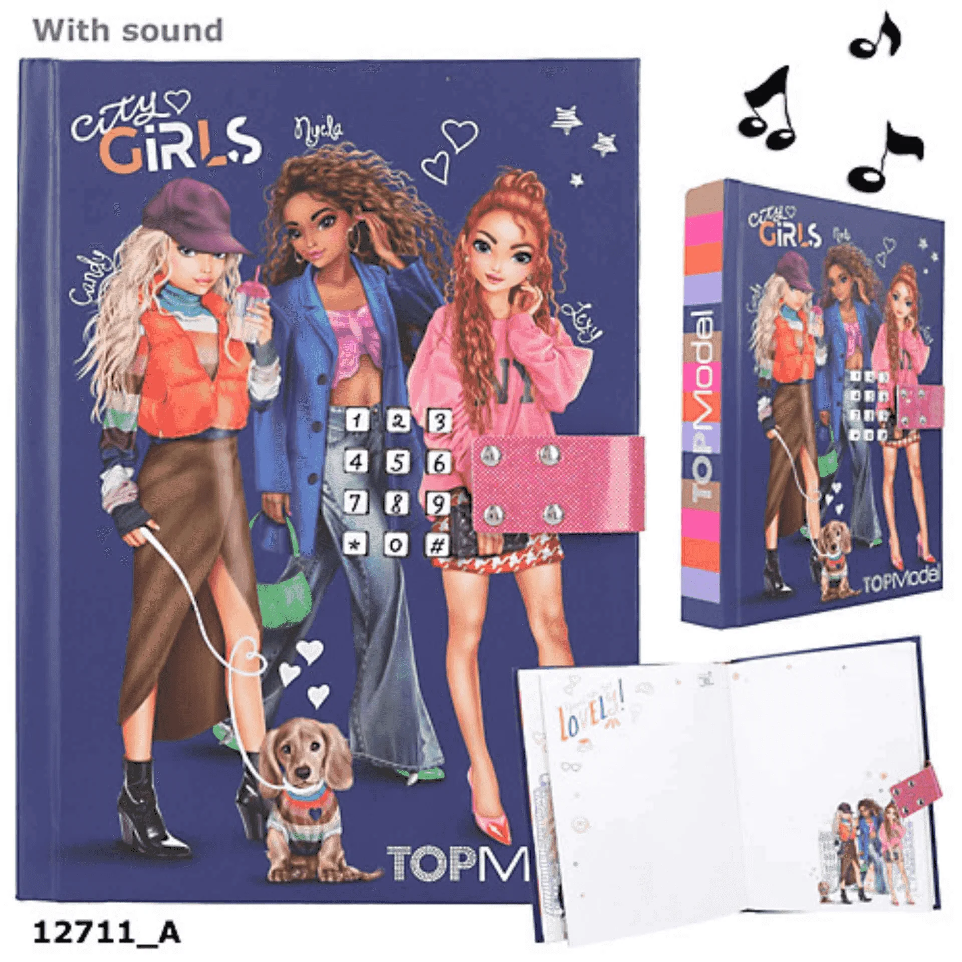 Topmodel Diario Con Codigo Secreto City