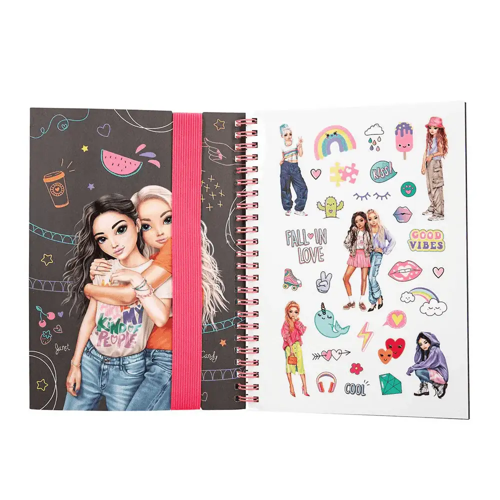 TOPModel doodle book neón con set de bolígrafos - Image 3