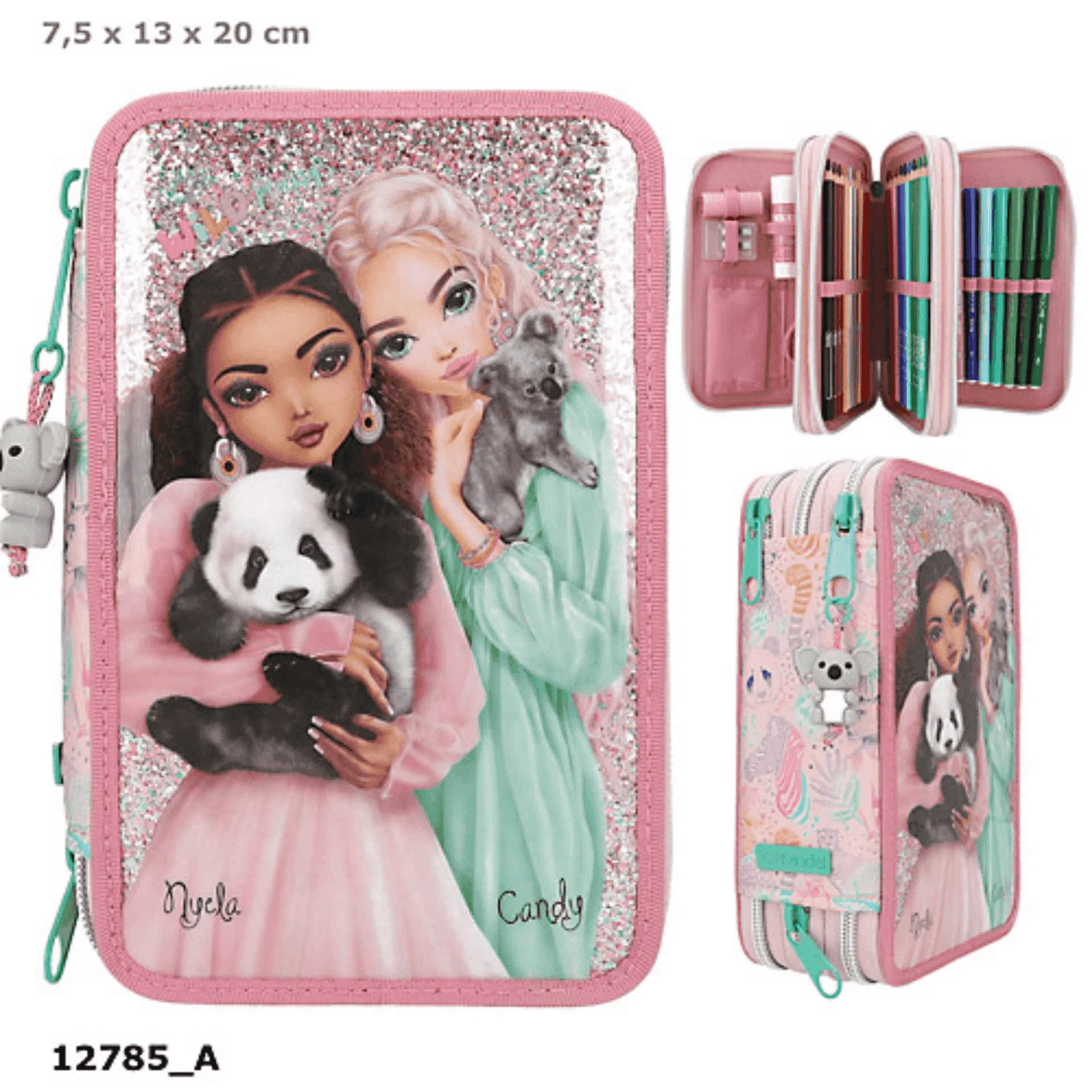 Topmodel Estuche Triple Wild