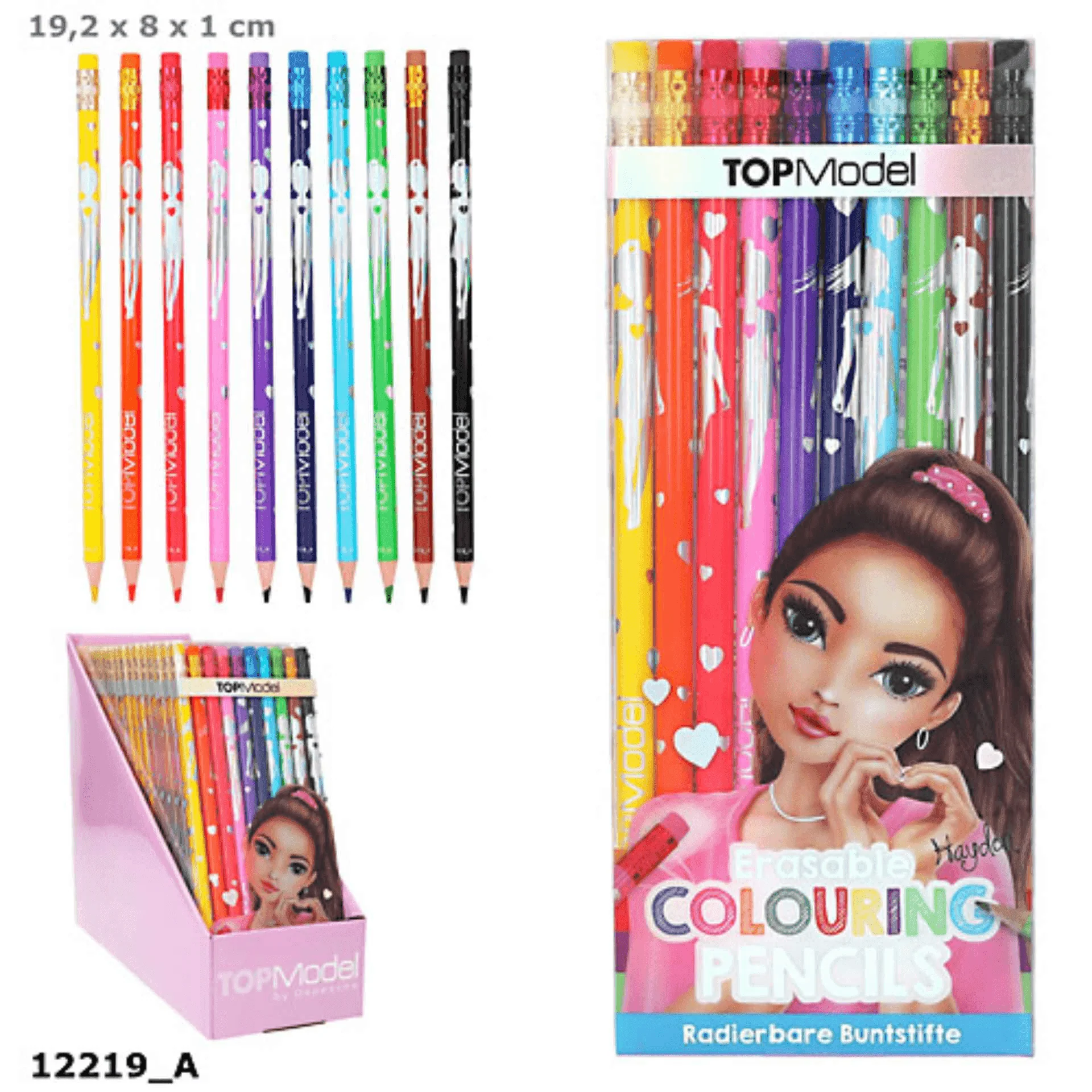 Topmodel Lapices De Colores Borrables