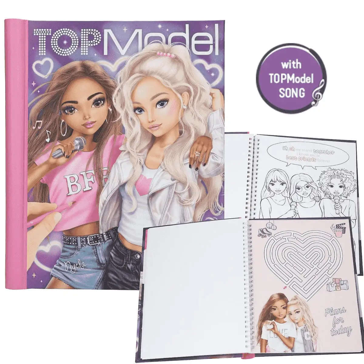 TOPModel Libro para Colorear LED My BFF – Luz y Música