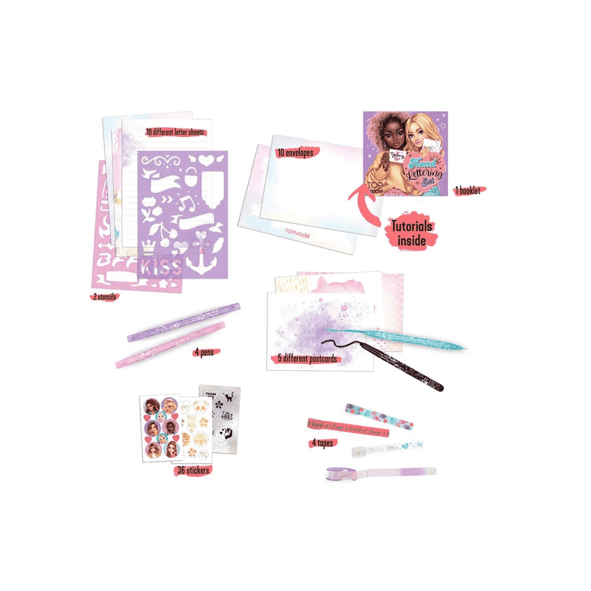 TOPModel Set de Cartas y Lettering Box - Image 4