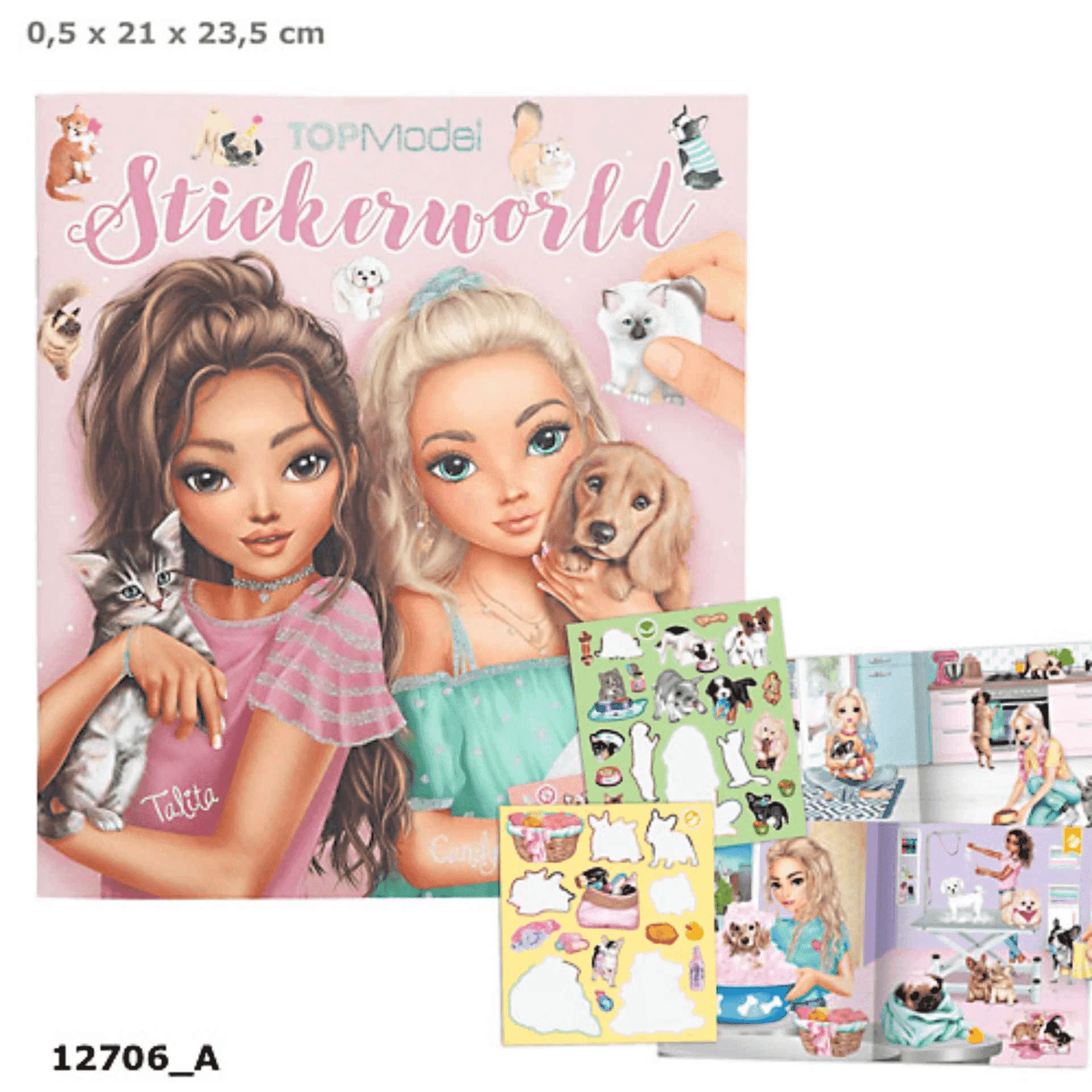 Topmodel Stickerworld Kitty And Doggy