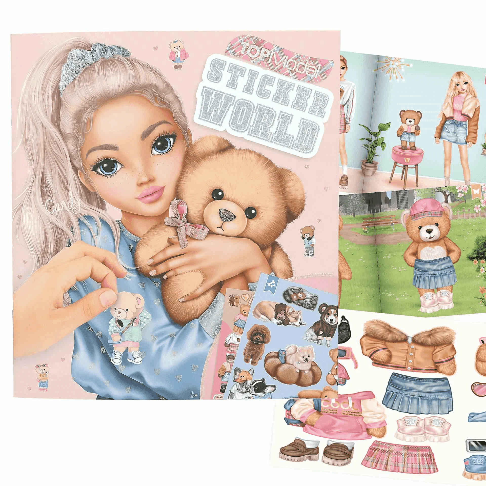 Topmodel Stickerworld Team Teddy