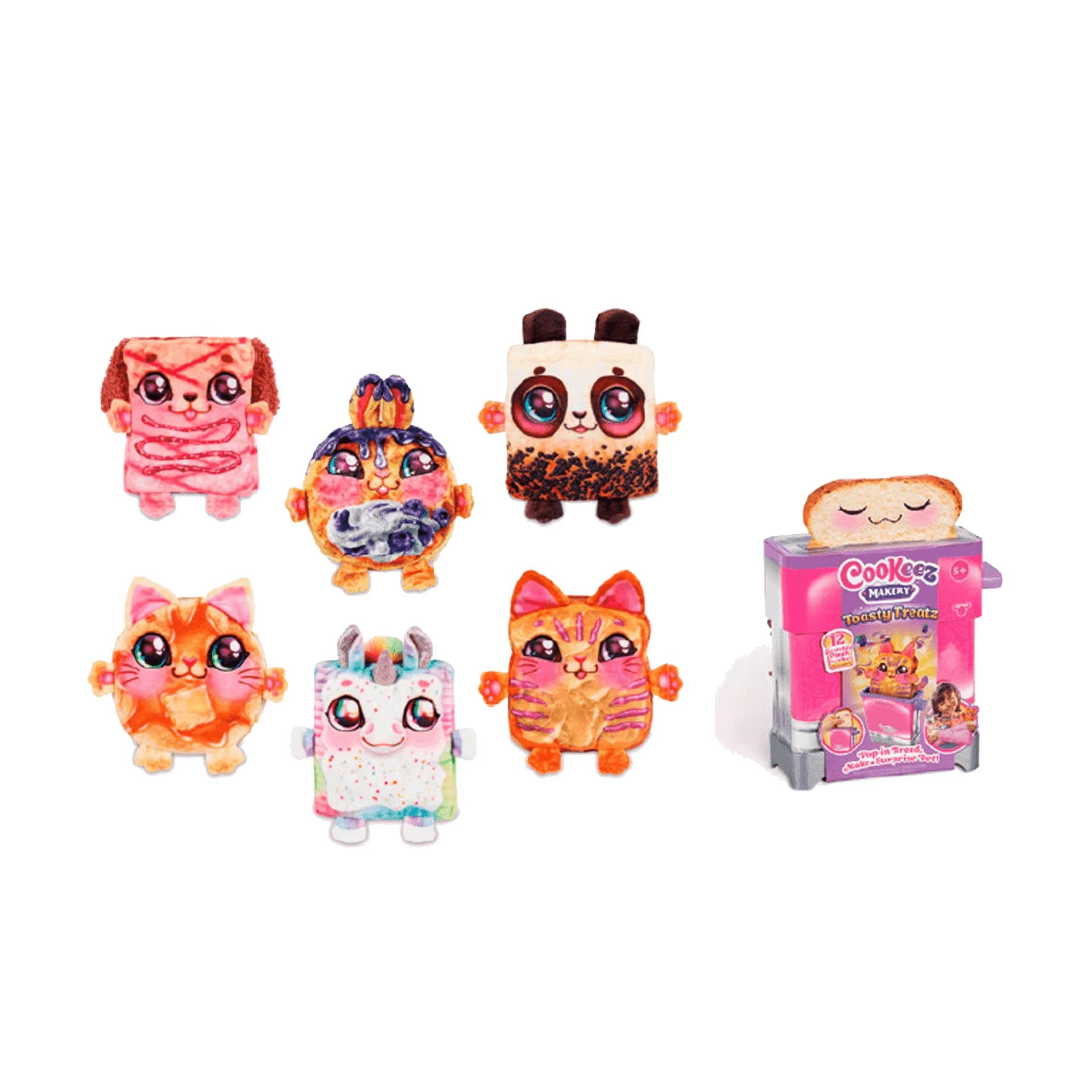 Tostadas Mágicas Cookeez Makery Peluche Diferentes Modelos