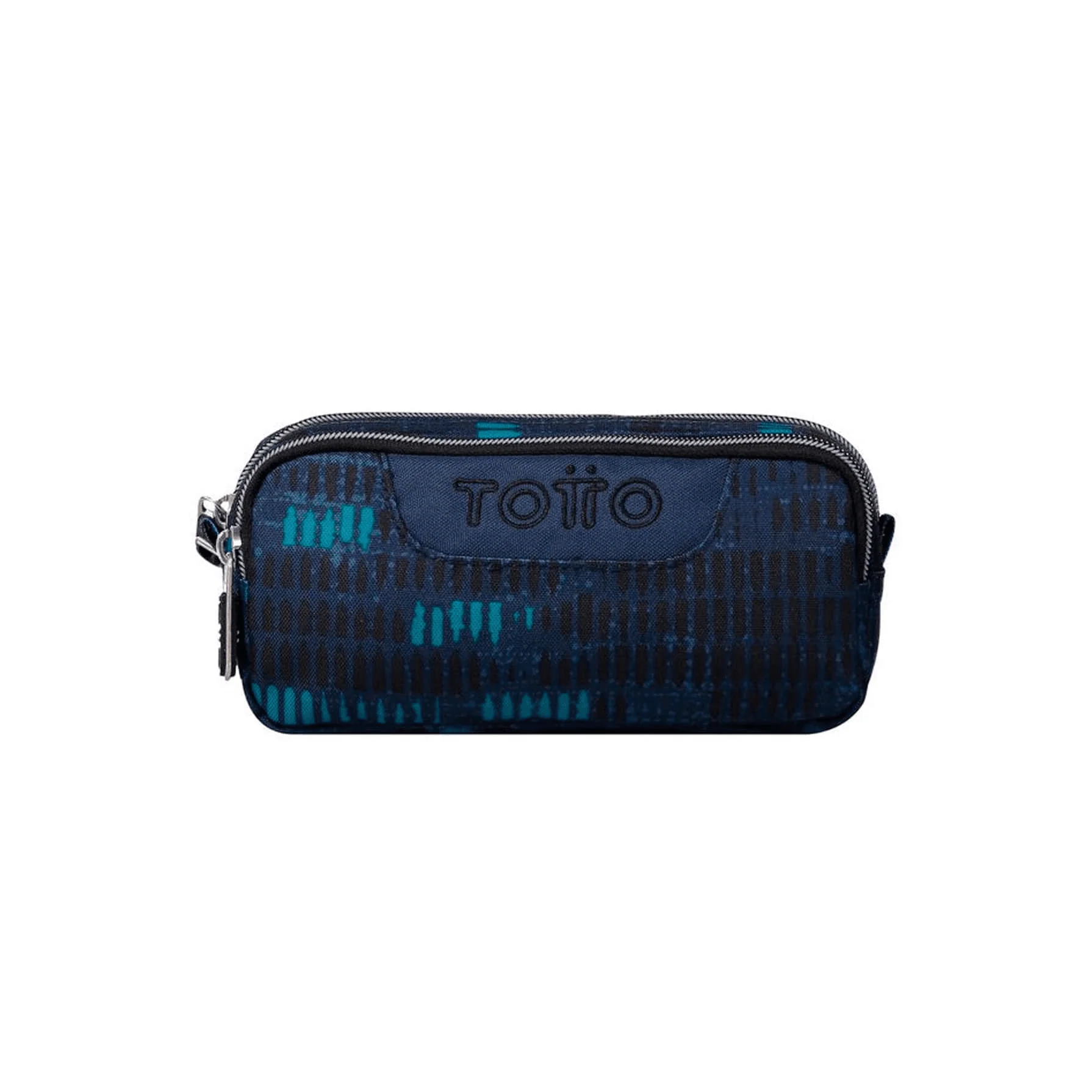Totto Estuche Doble Azul Jaspeado - Image 2