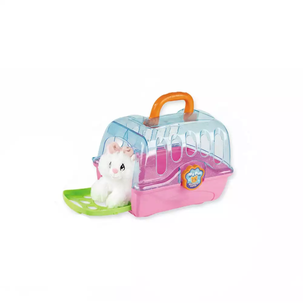 Transportín con Mascota – Set Veterinario y Cuidado Animal