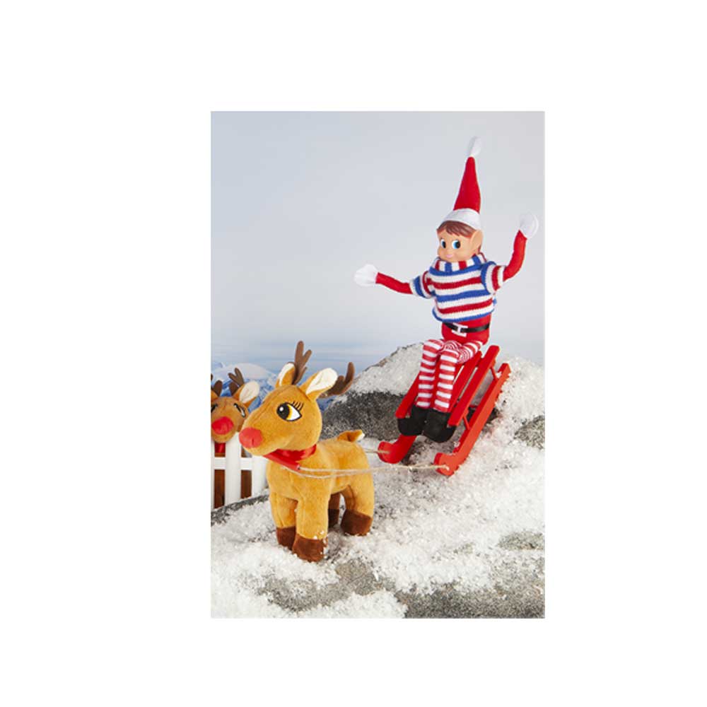 Trineo de Madera para Elfo – Elf Wooden Sleigh - Image 3