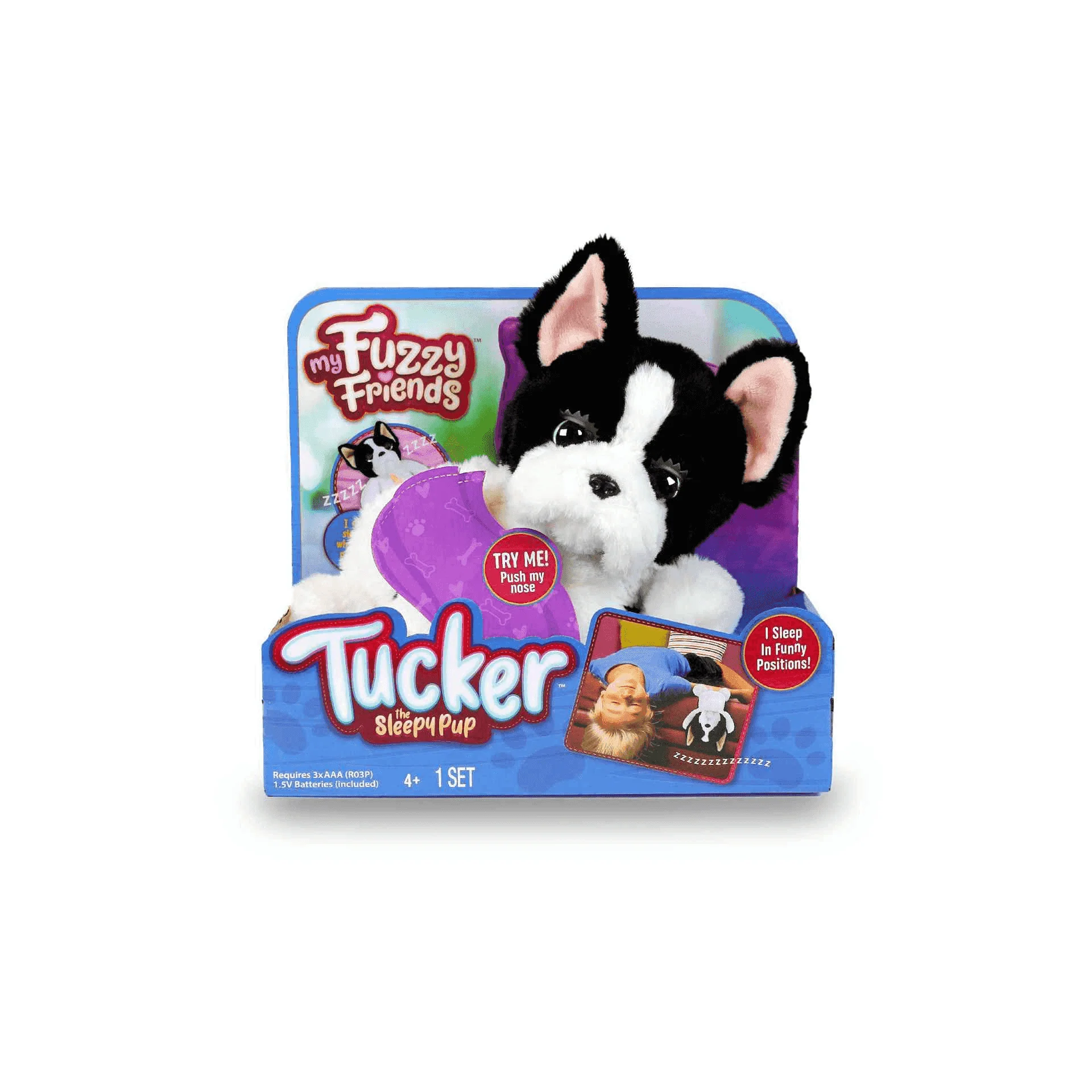 Tucker el Perro Dormilón de My Fuzzy Friends Peluche - Image 3