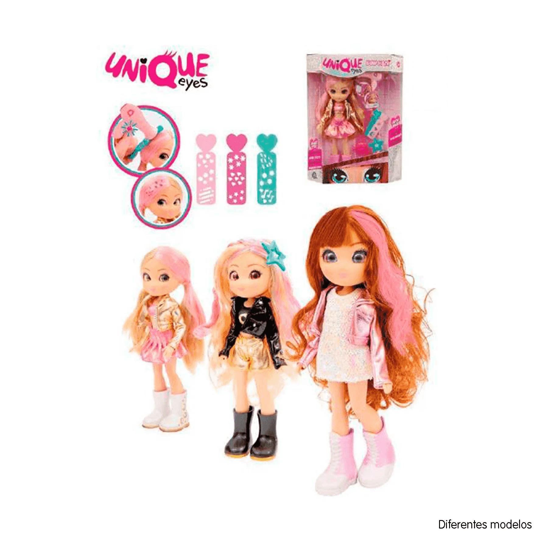 Unique Eyes Wow Hair Diferentes Modelos