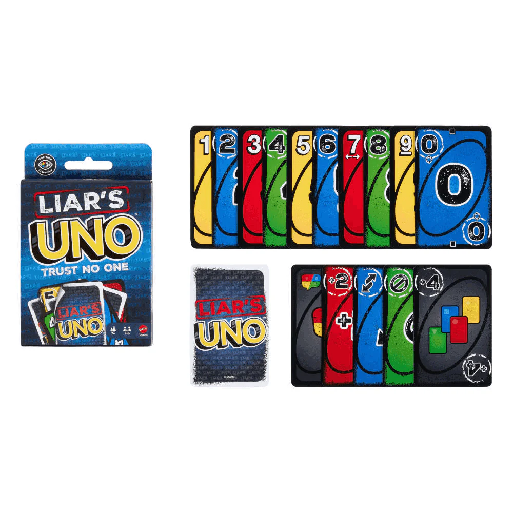 UNO del Mentiroso Juego de Cartas Mattel Games
