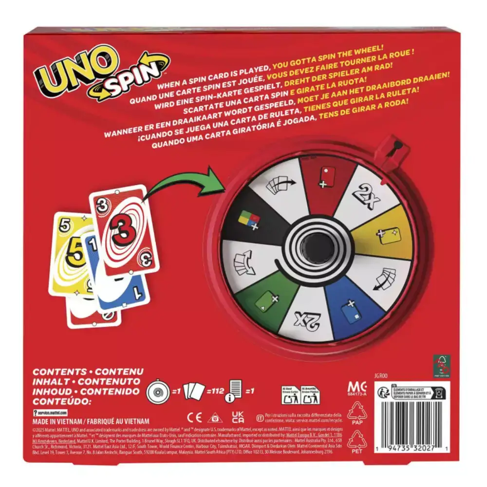 UNO Spin – Juego de cartas con ruleta y nuevas acciones para girar la partida - Image 4