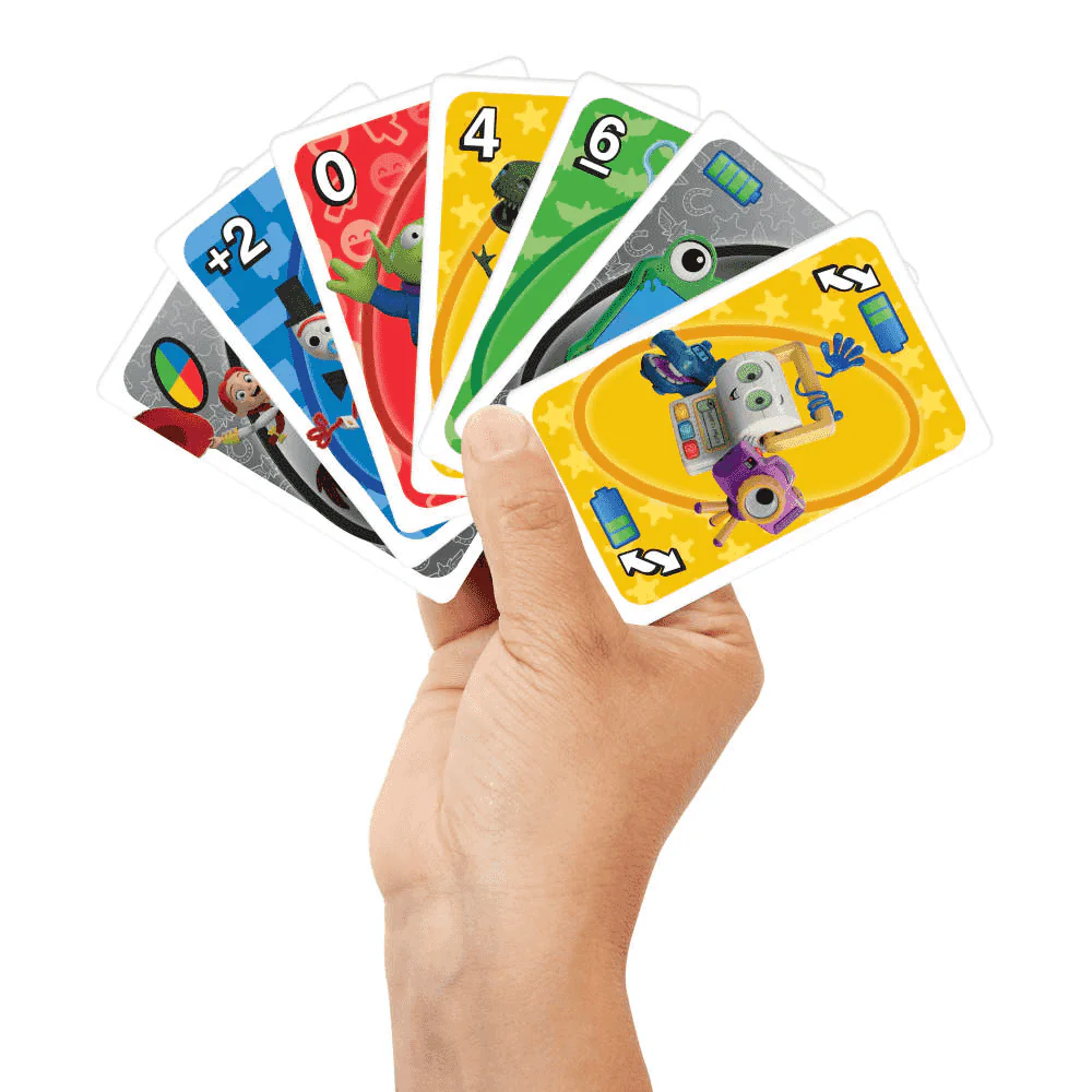 UNO Toy Story 5 juego de cartas Disney Pixar 2 a 10 jugadores - Image 2