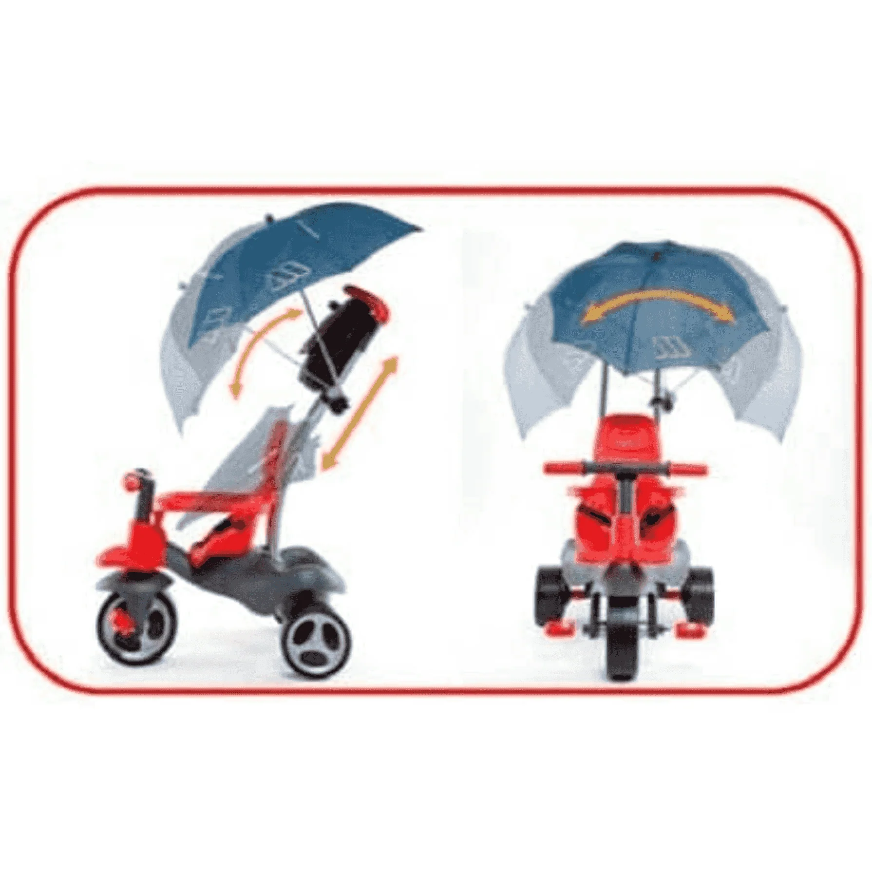 Urban Trike Soft Comfort + Bolsa Rojo - Image 4