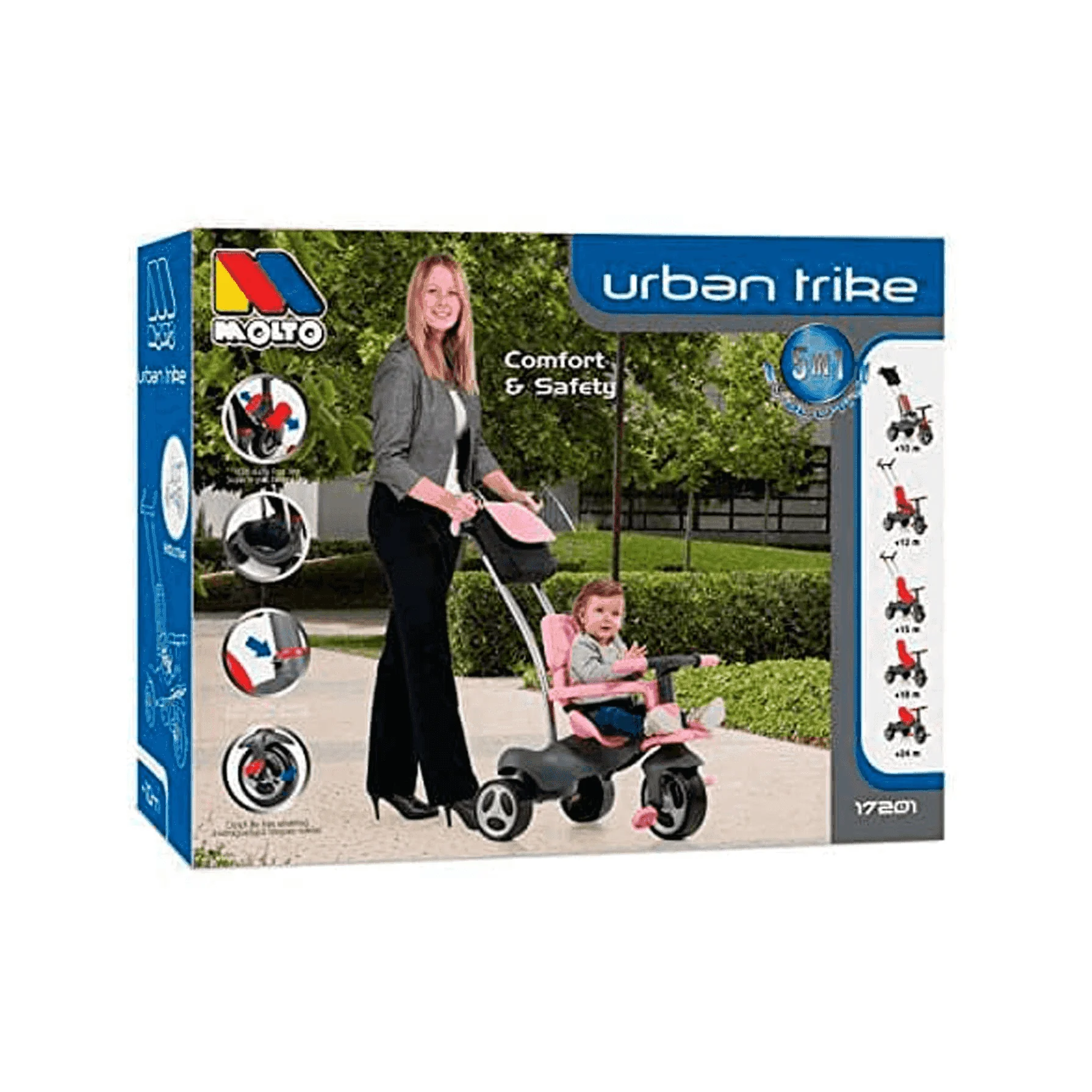 Urban Trike Soft Comfort + Bolsa Rosa - Image 3