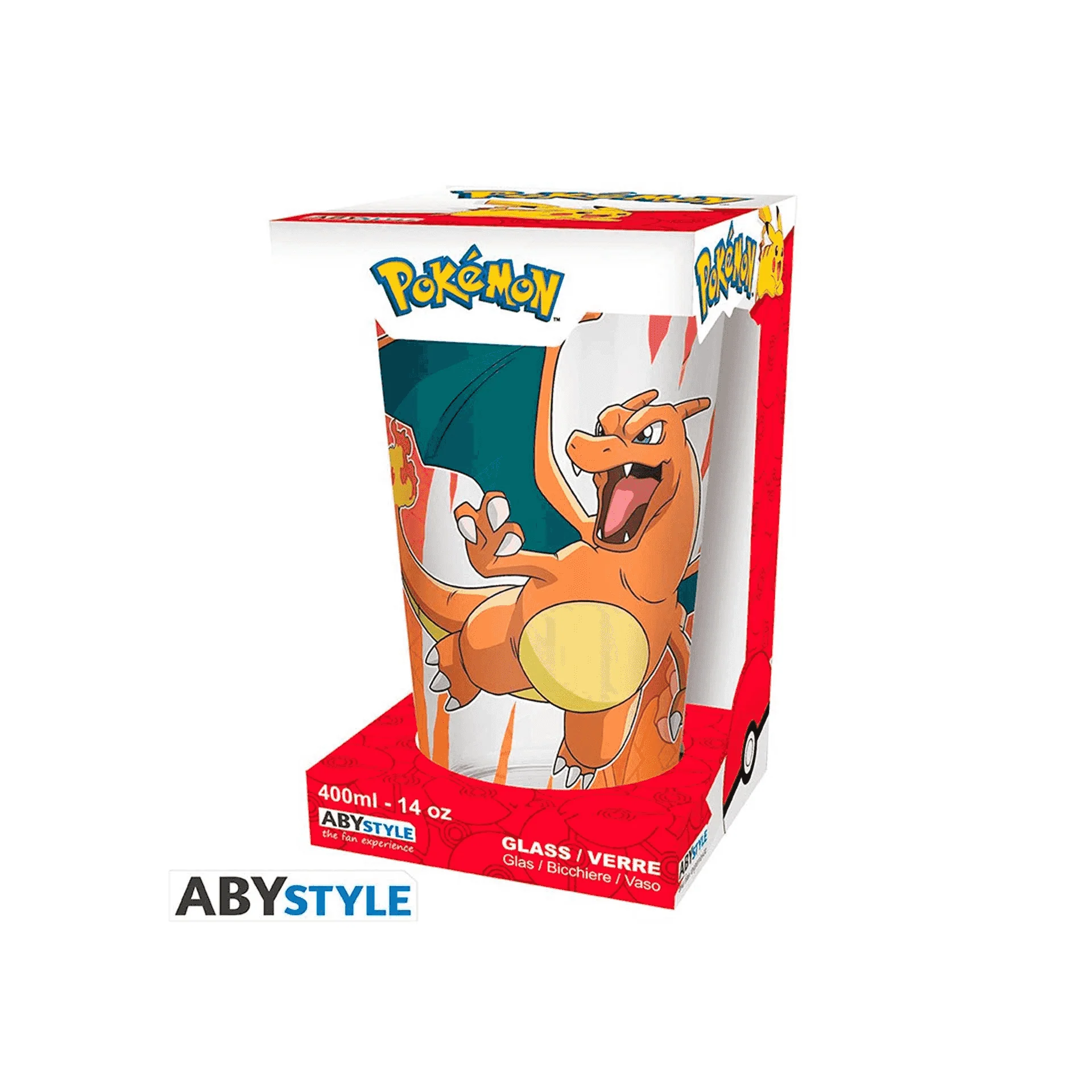 Vaso de cristal Pokémon Charizard  XXL