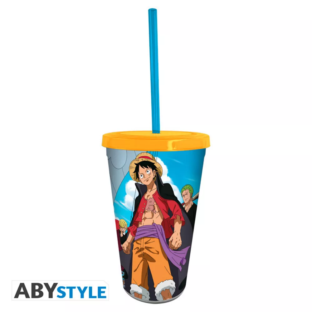 Vaso One Piece Wano con Pajita 470 ml