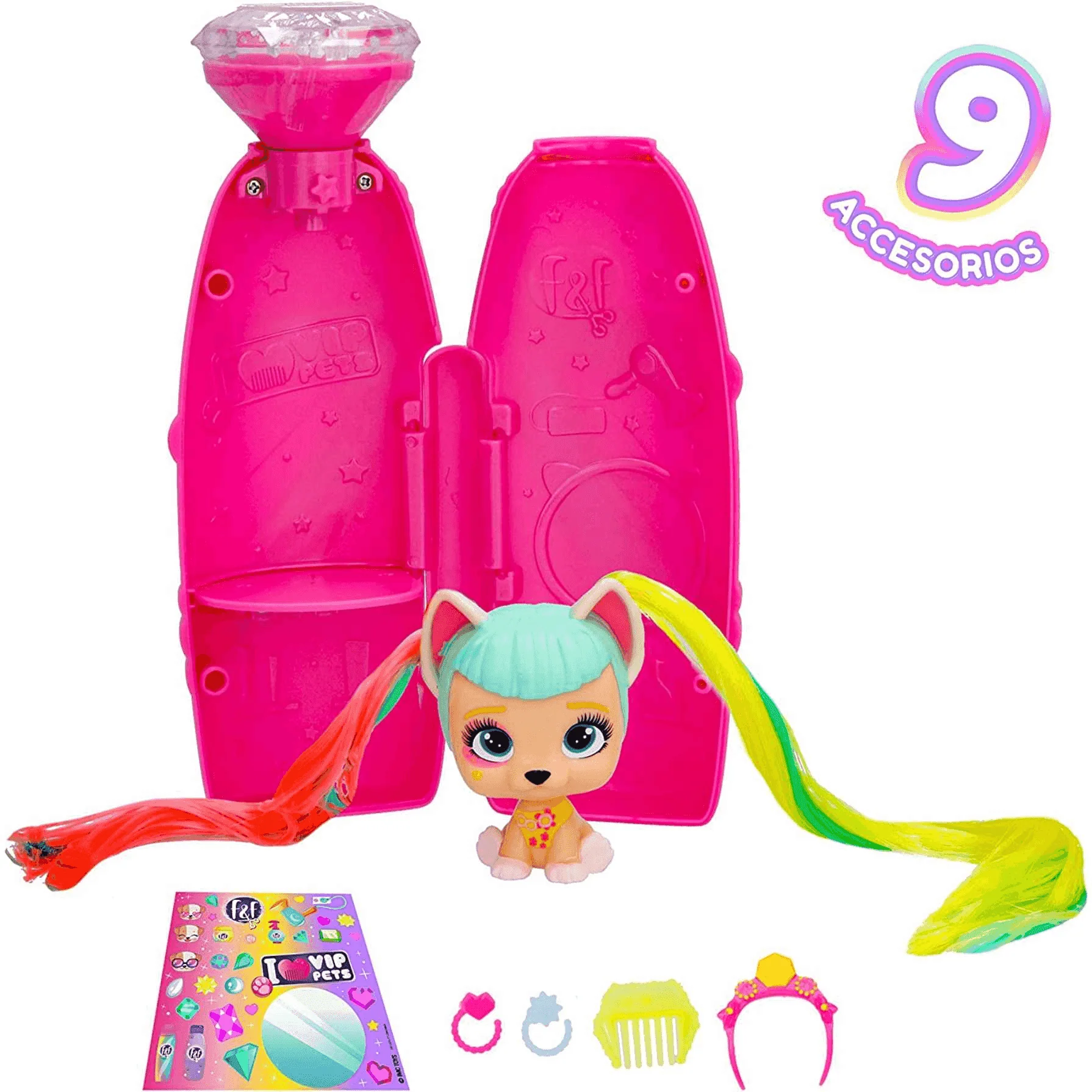 Vip Pets Mini Fans Glam Gems S4 Modelo Sorpresa - Image 3
