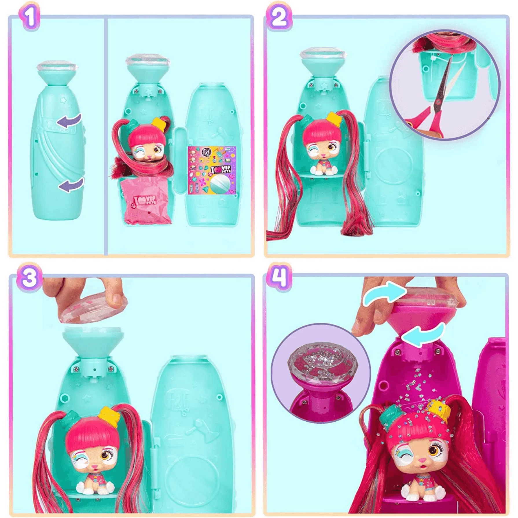 Vip Pets Mini Fans Glam Gems S4 Modelo Sorpresa - Image 4