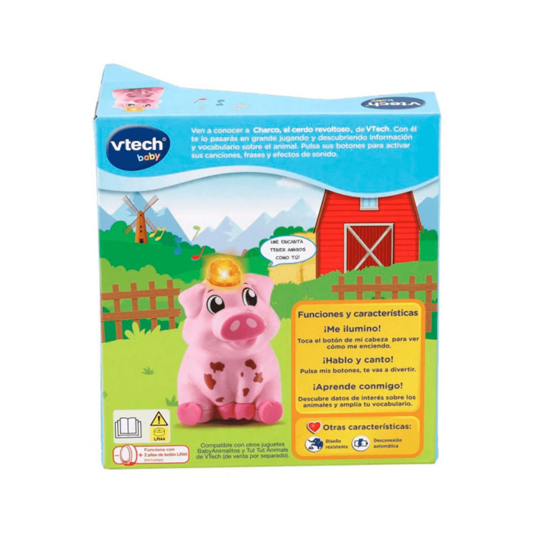 VTech Baby Animal de Juguete interactivo Baby Animalitos - Image 6