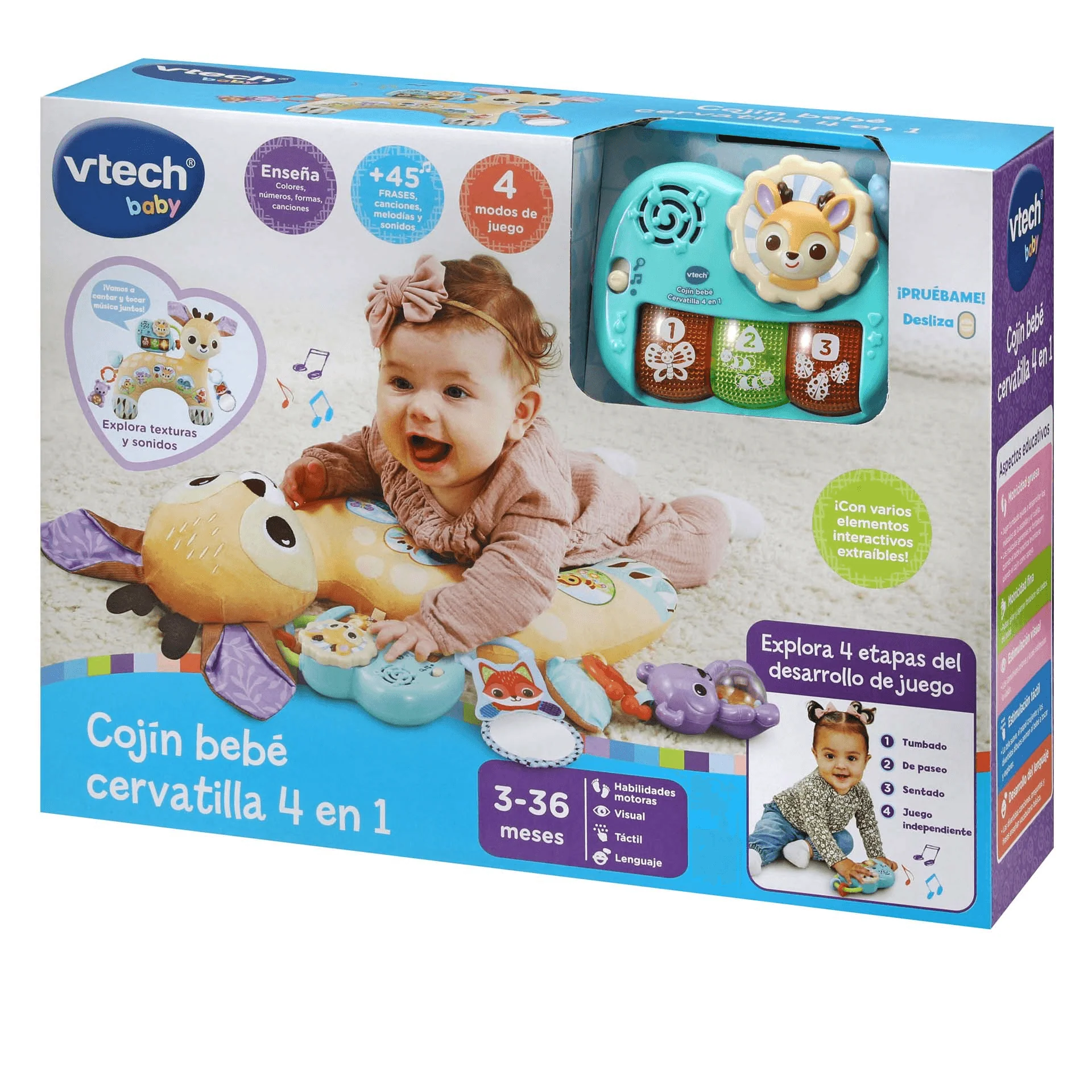 VTech Baby Cojín bebe Cervatilla 4 en 1 - Image 5