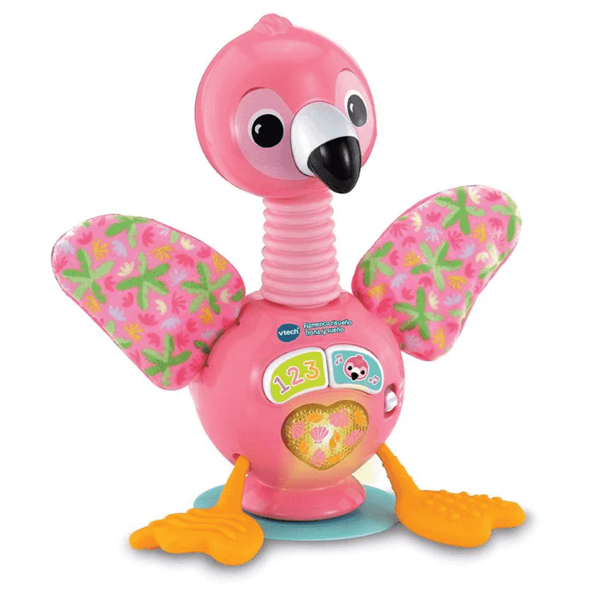 VTech Baby Flamenco Risueño Trona y Sueño – Juguete interactivo para trona y mesa - Image 3