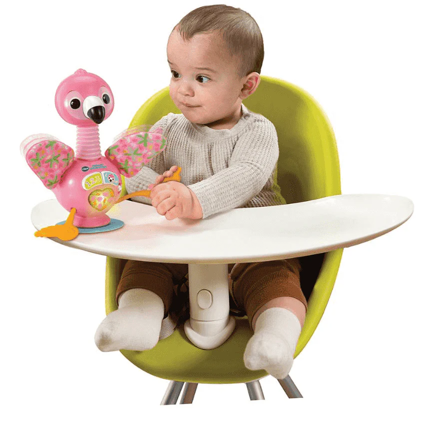 VTech Baby Flamenco Risueño Trona y Sueño – Juguete interactivo para trona y mesa - Image 4