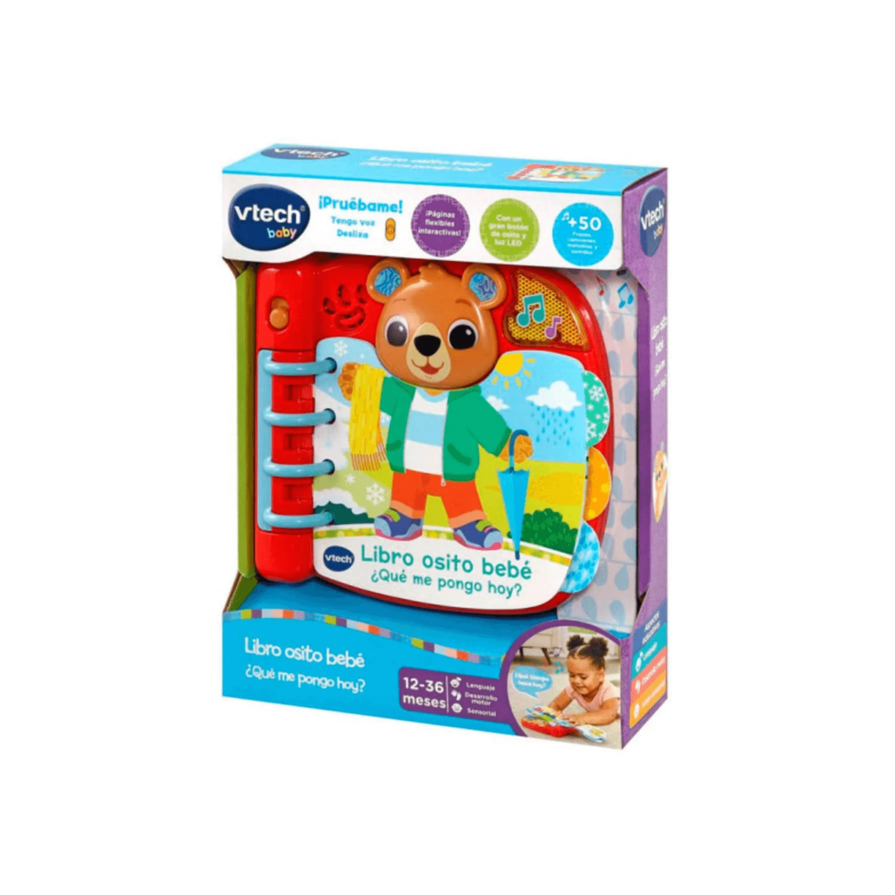 Vtech Baby Libro Osito Bebé ¿Qué me Pongo Hoy?