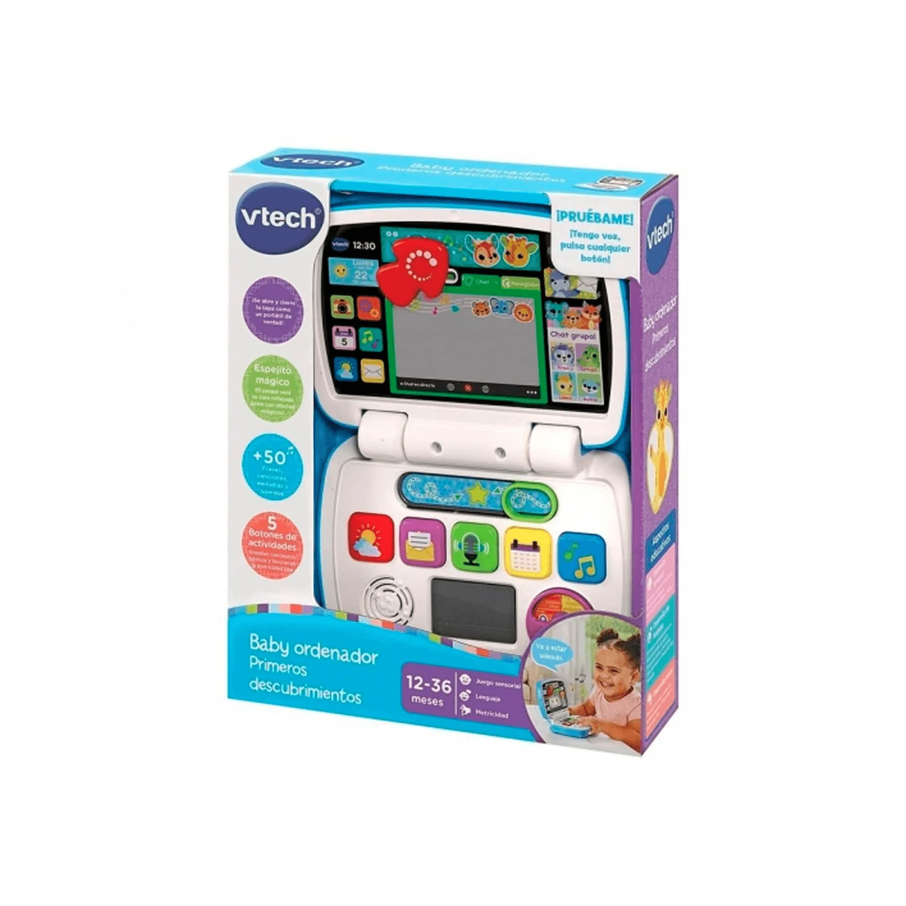 Vtech Baby Ordenador Infantil Interactivo Primeros Descubrimientos - Image 2