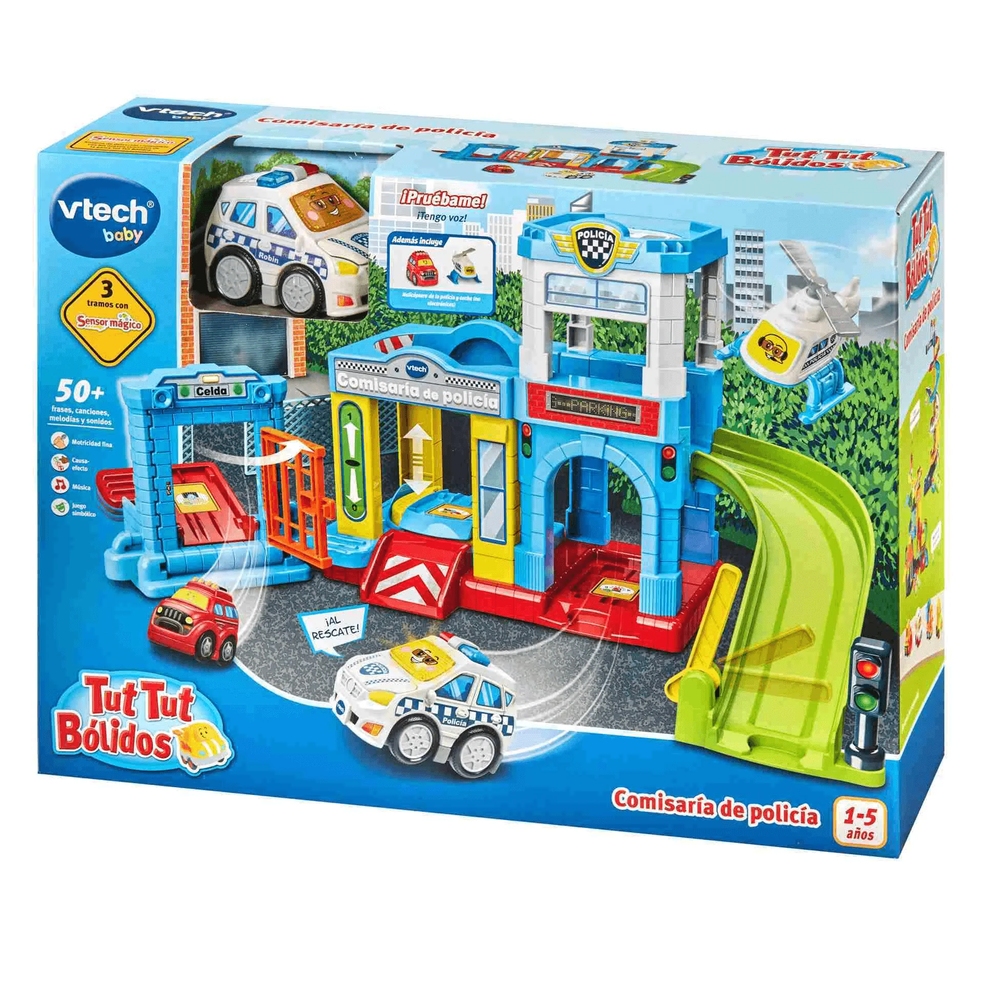 VTech Comisaría de policía TutTut Bólidos, Circuitos, pistas y coches de juguete para combinar - Image 3