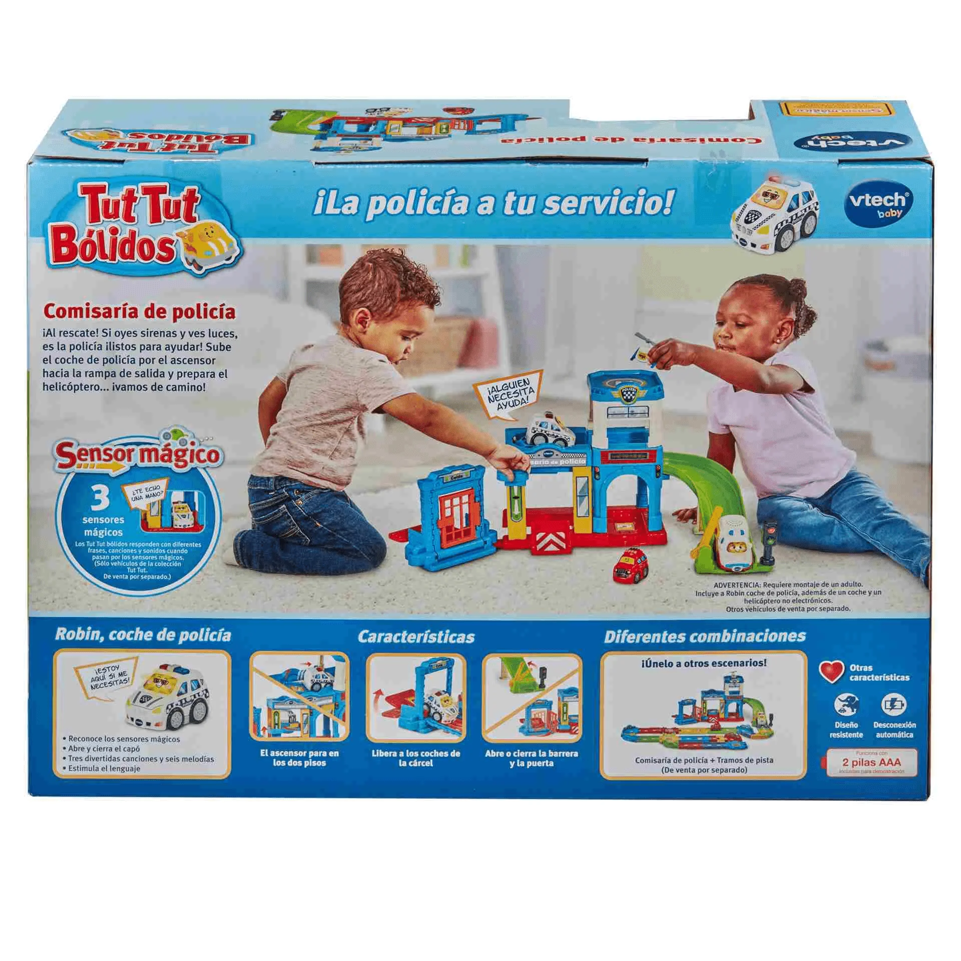 VTech Comisaría de policía TutTut Bólidos, Circuitos, pistas y coches de juguete para combinar - Image 5