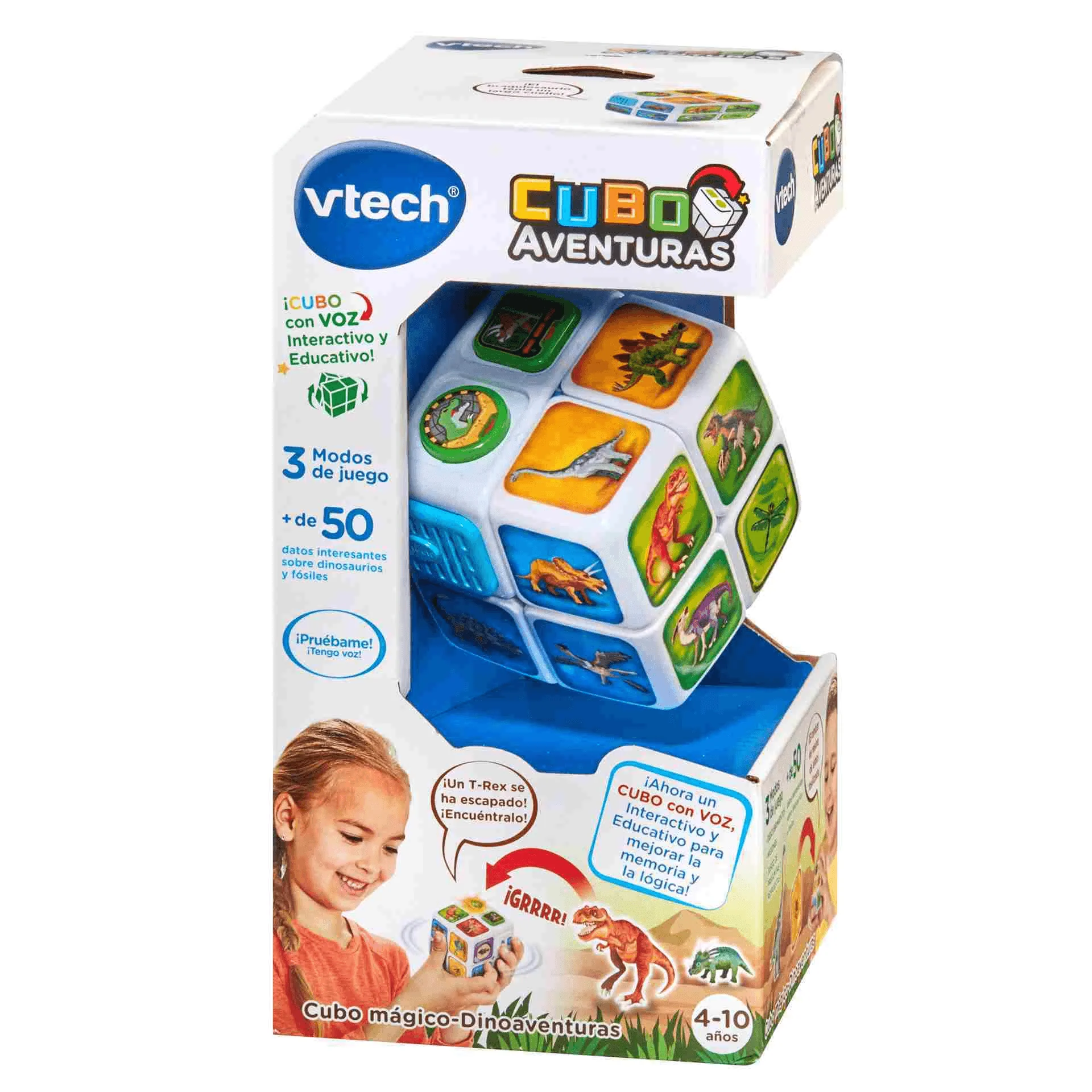 VTech Cubo mágico Dinoaventuras, Cubo con movimiento horizontal y vertical, +200 frases - Image 5