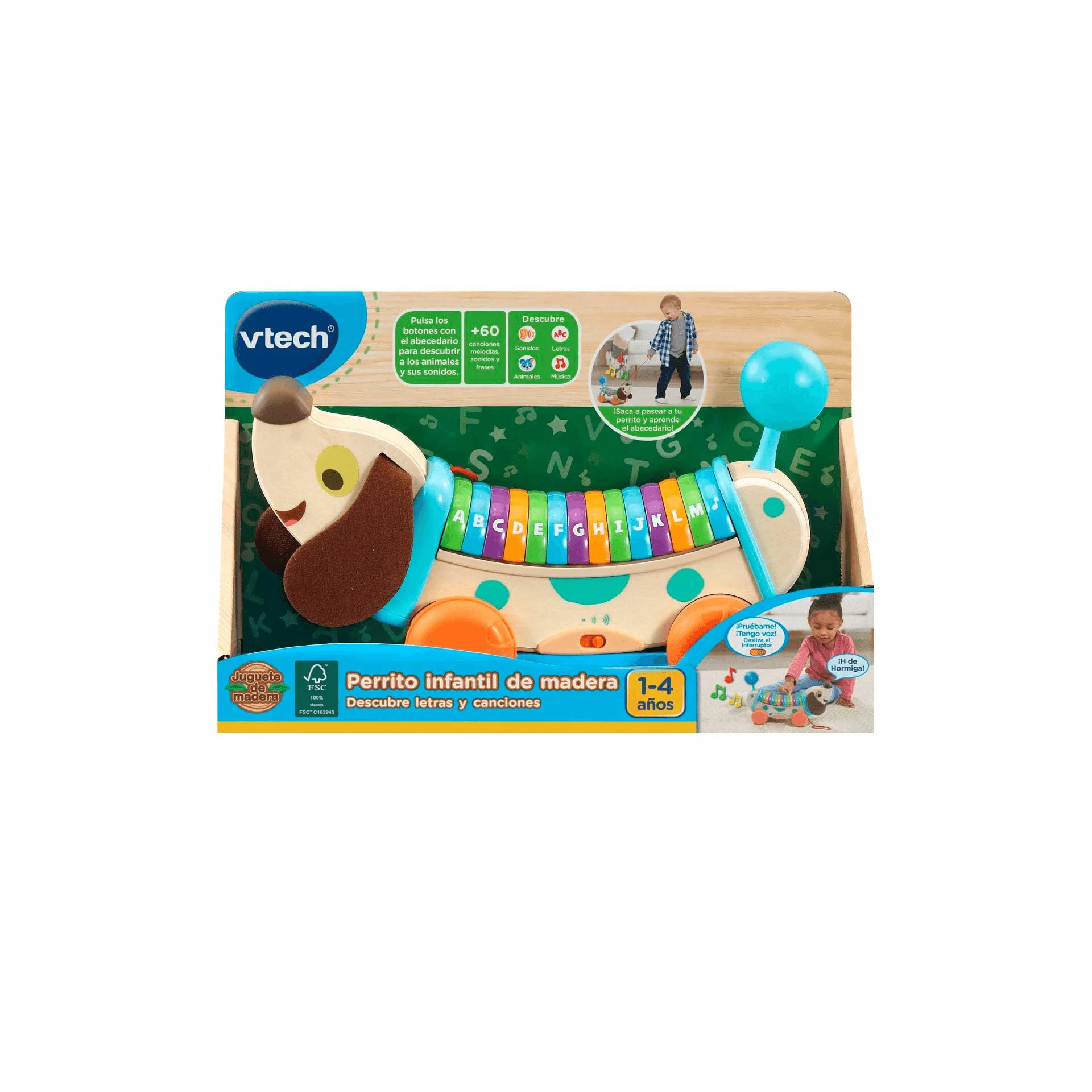 Vtech Eco Perrito Infantil de Madera