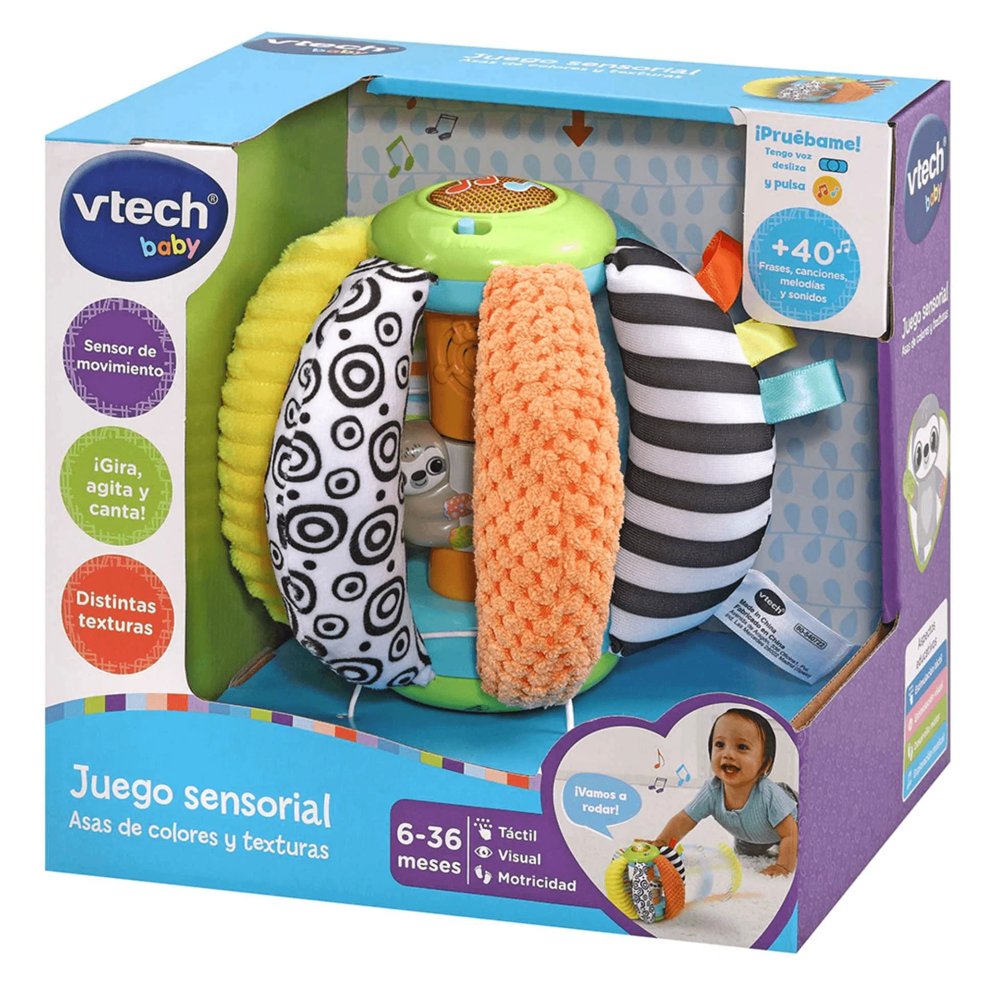 Vtech Juego sensorial Asas de colores y texturas