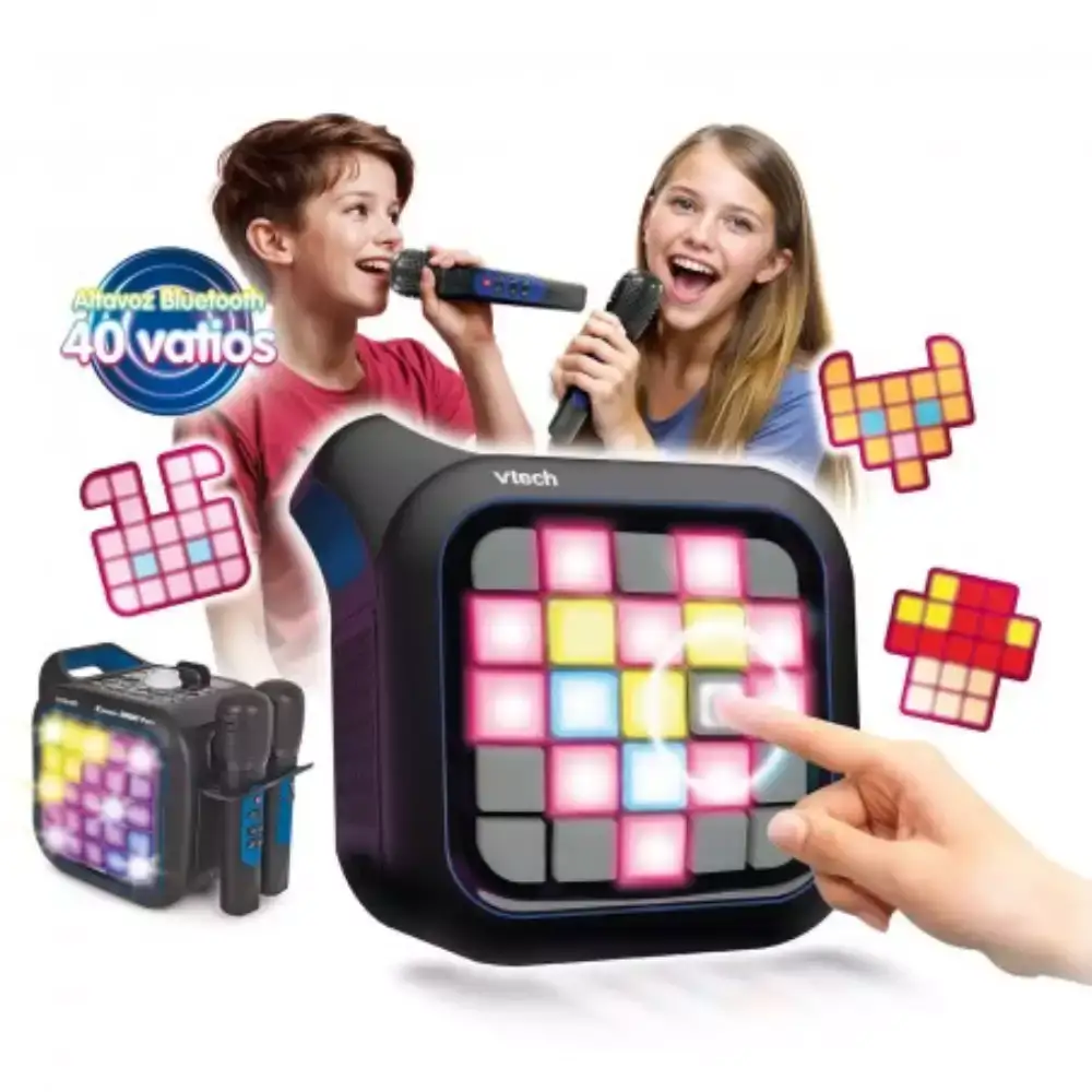 VTech Karaoke Light Party Duo Disco Edition - Image 5